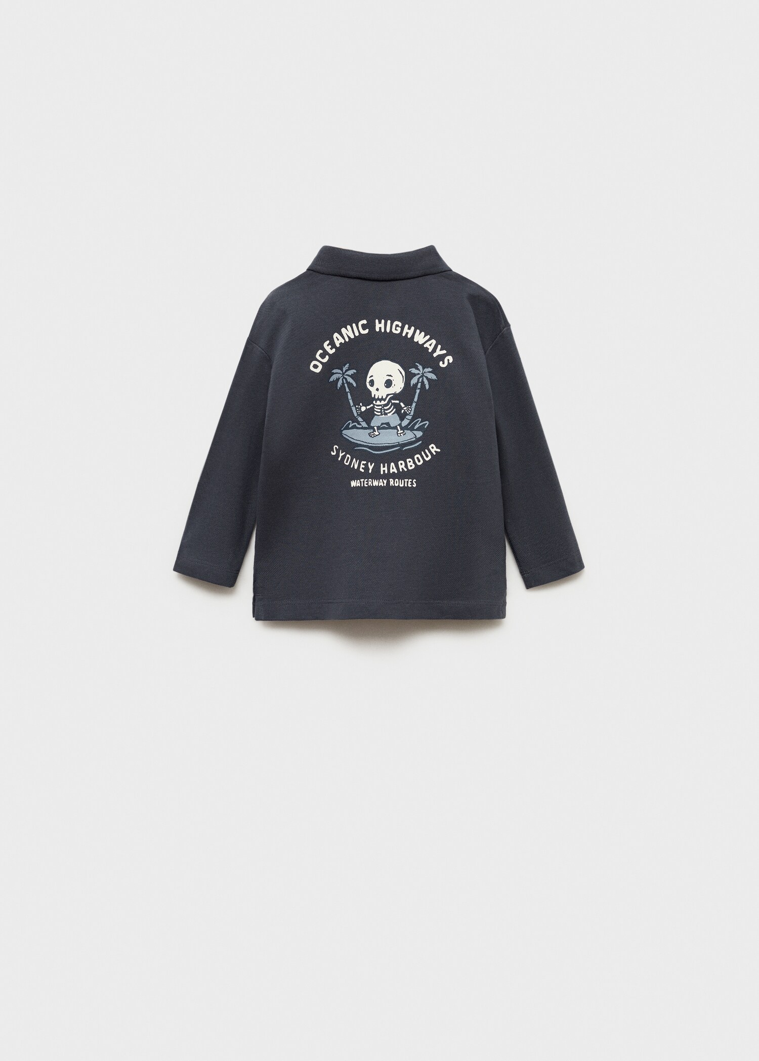 Polo algodón estampado - Reverso del artículo