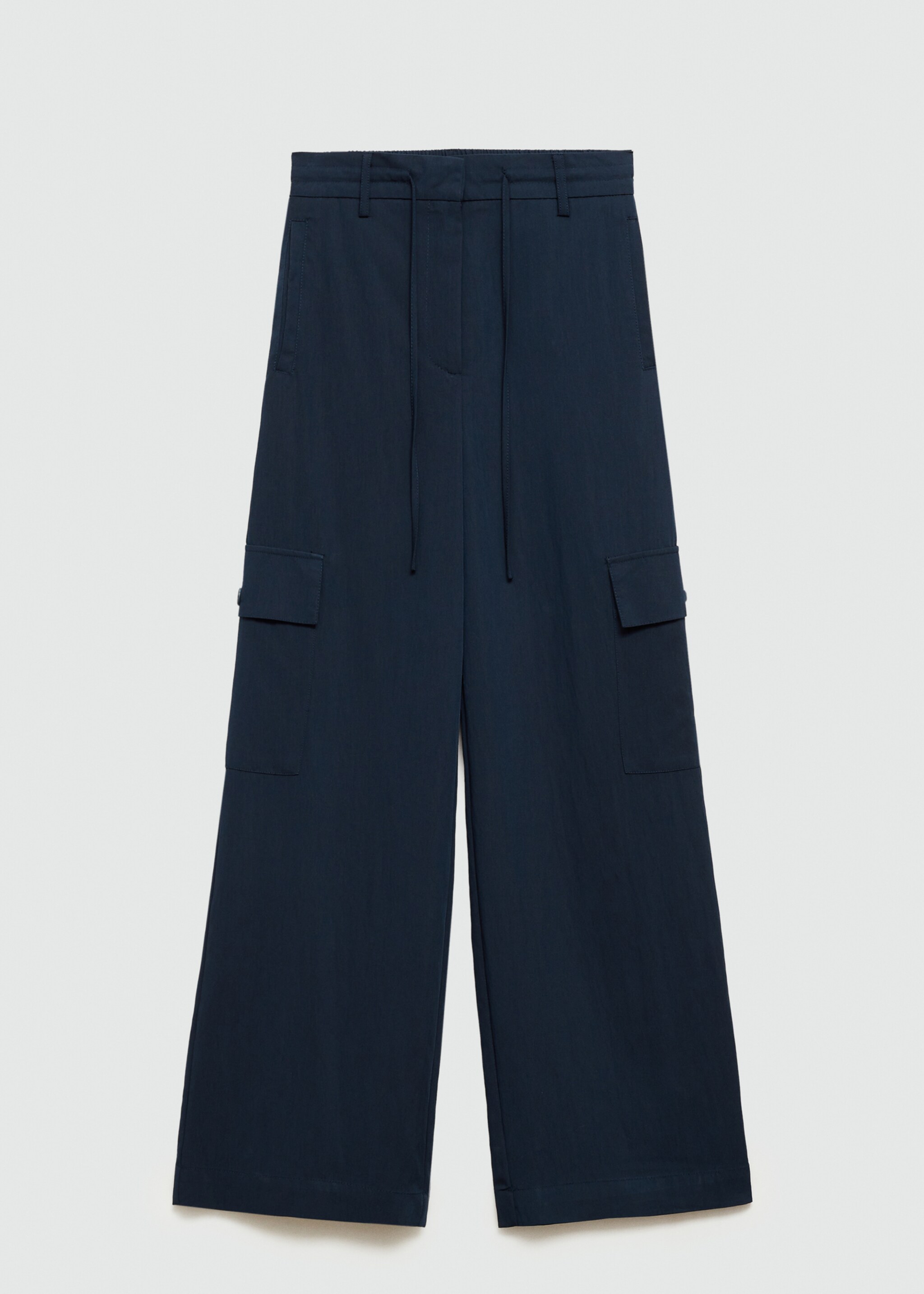 Fließende Cargohose - Artikel ohne Model, Dunkles Marineblau. Ref: 77044792-00.