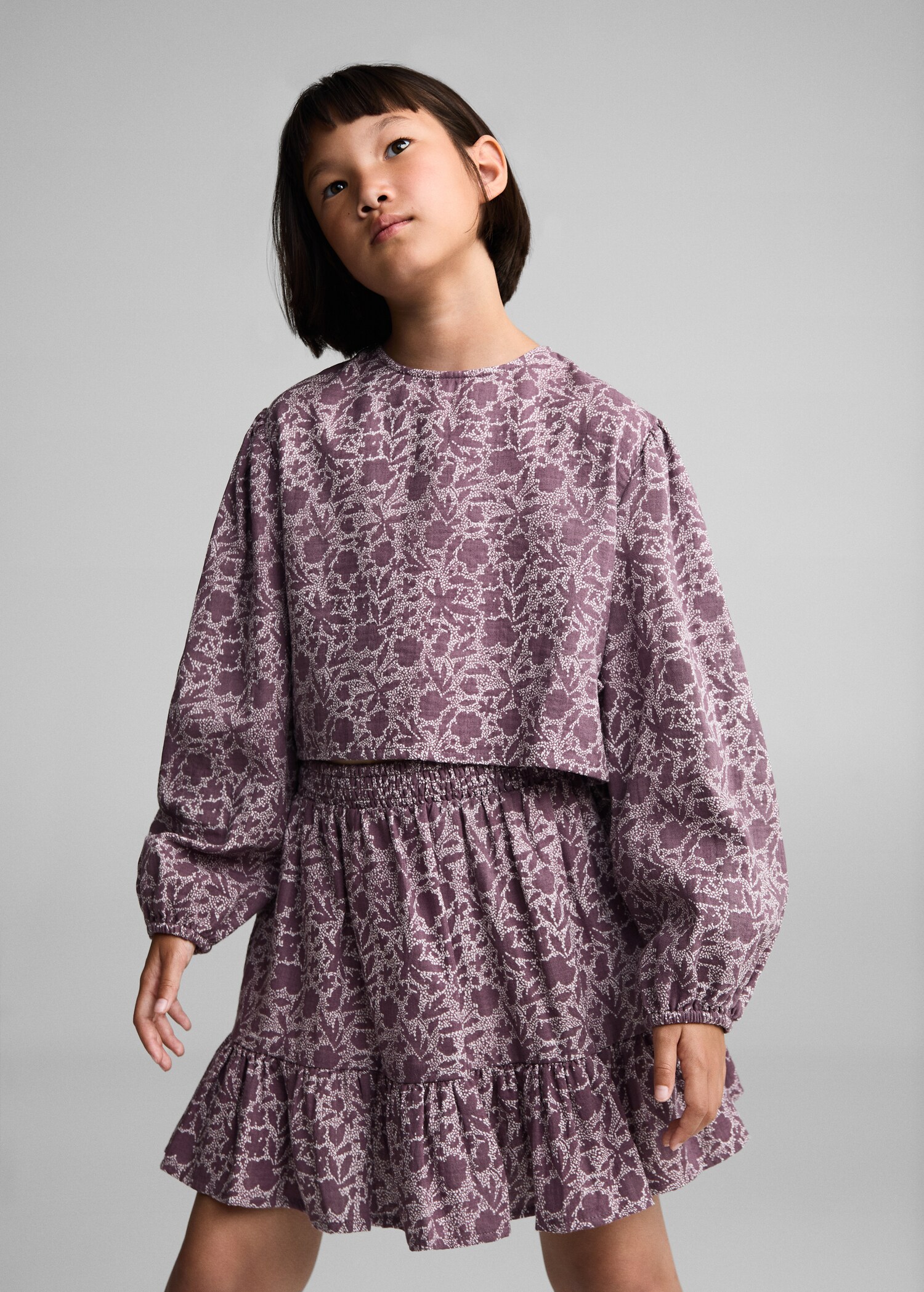 Faldilla volants estampada - Pla mig