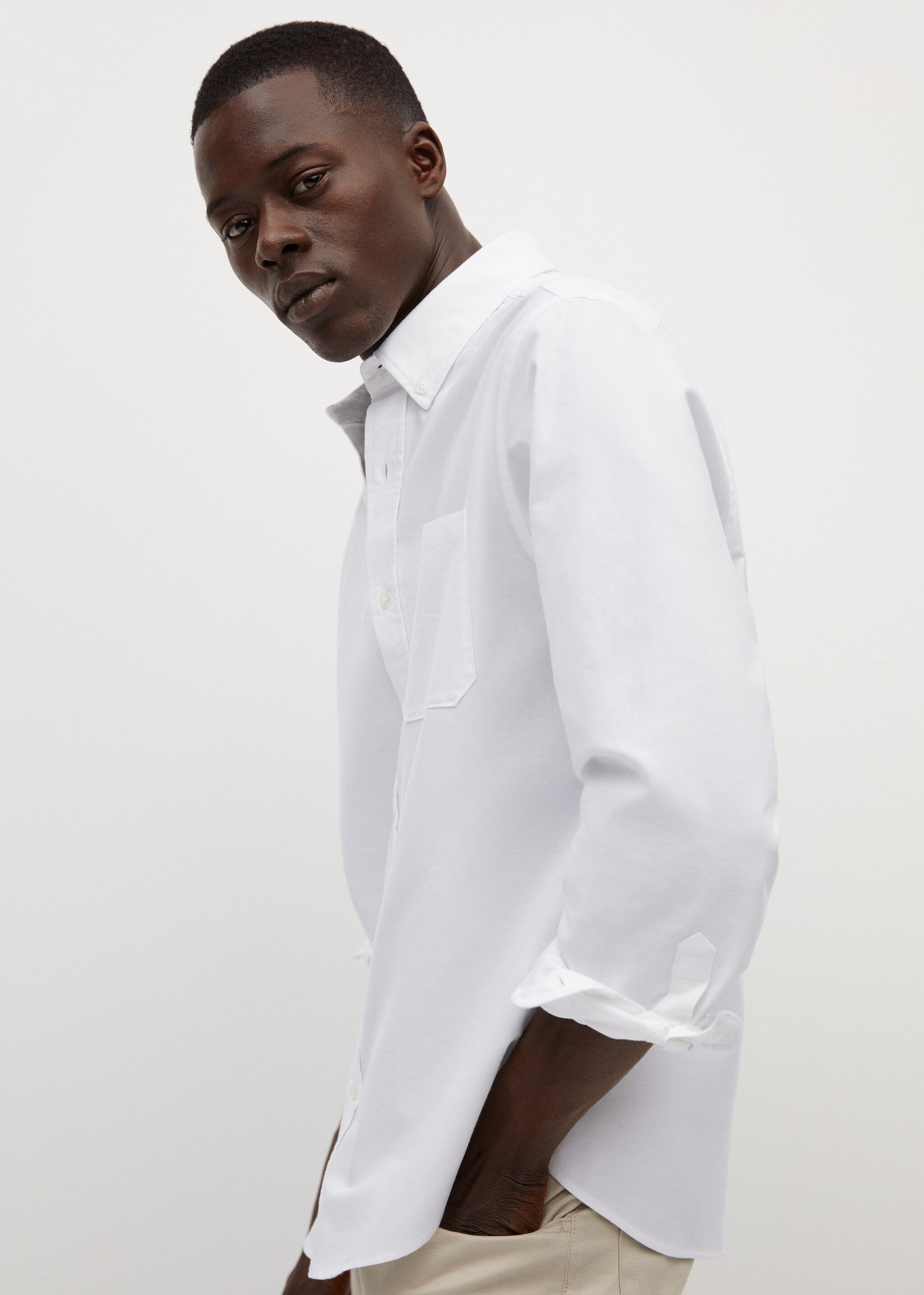 Camisa regular fit algodón - Detalle del artículo 1