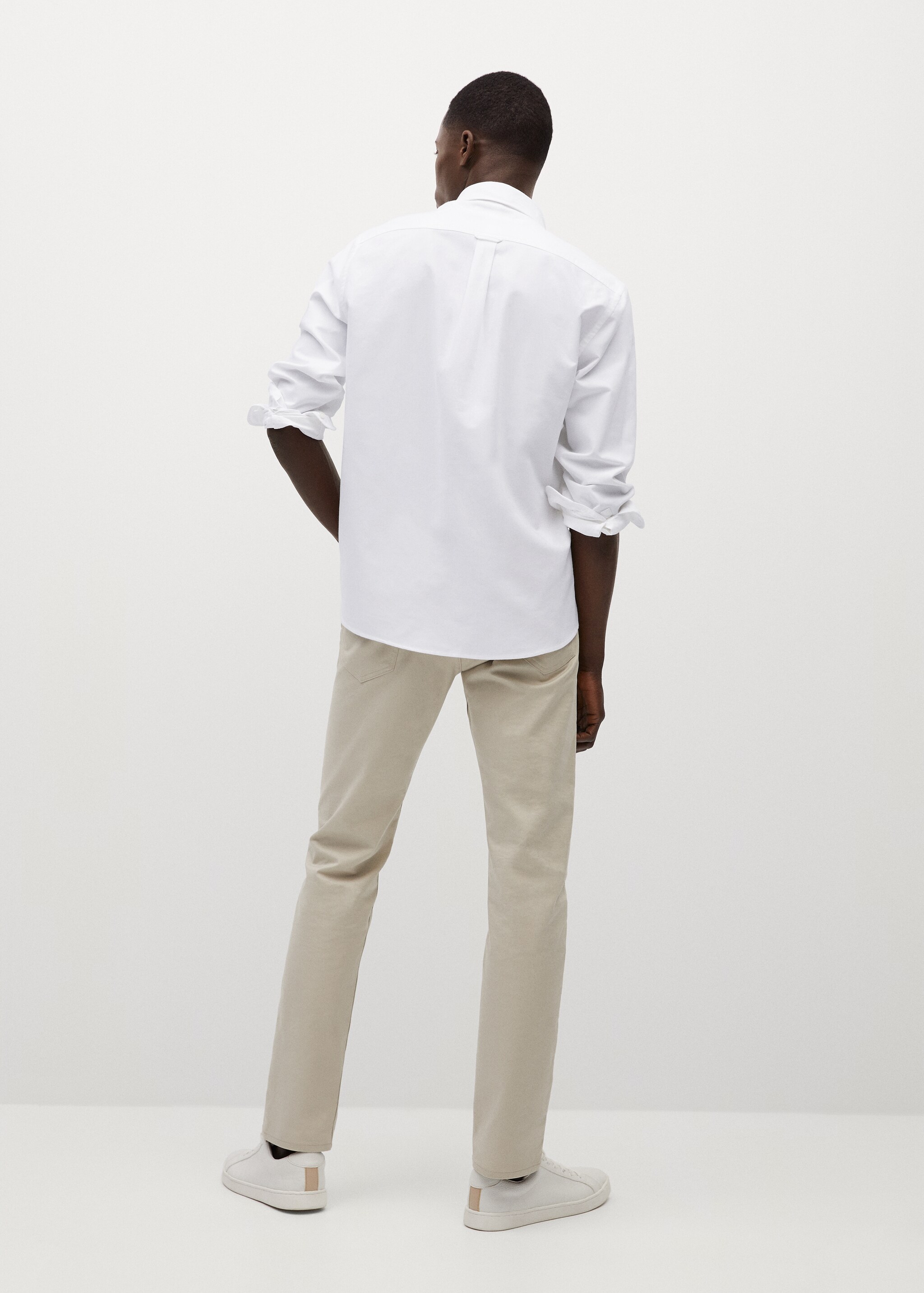 Camisa regular fit algodón - Reverso del artículo