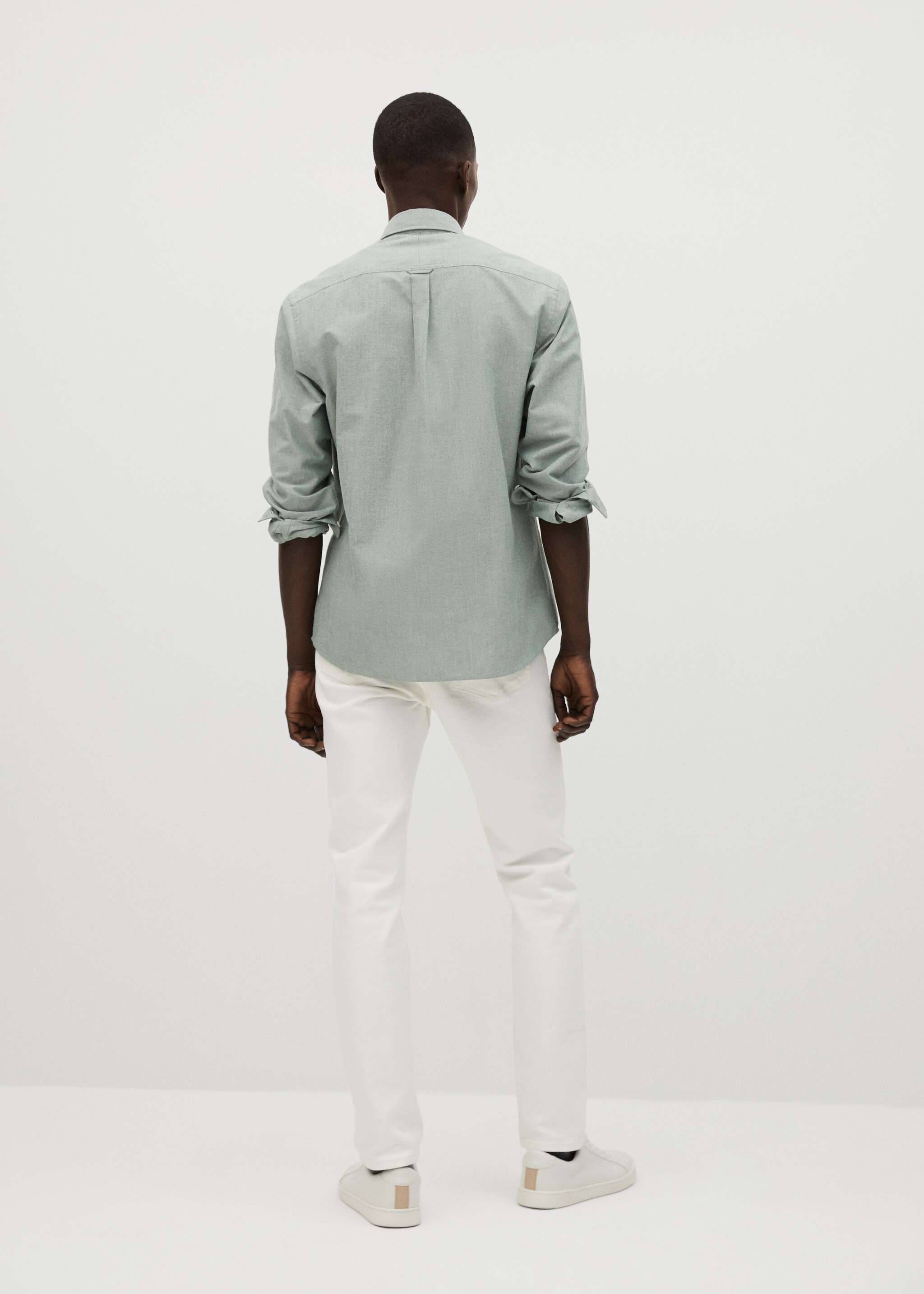 Camisa regular fit algodón - Reverso del artículo
