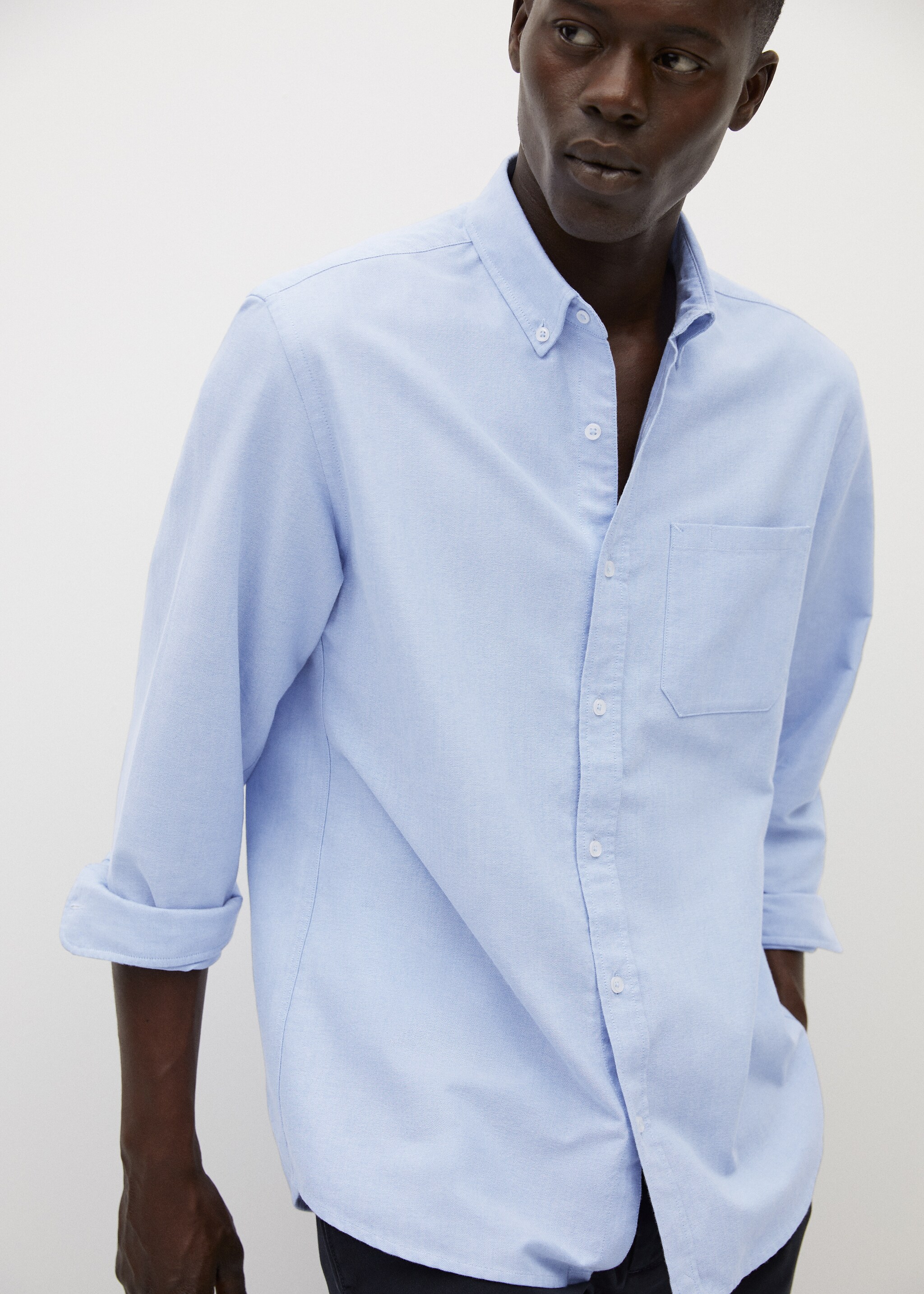 Camisa regular fit algodón - Detalle del artículo 3