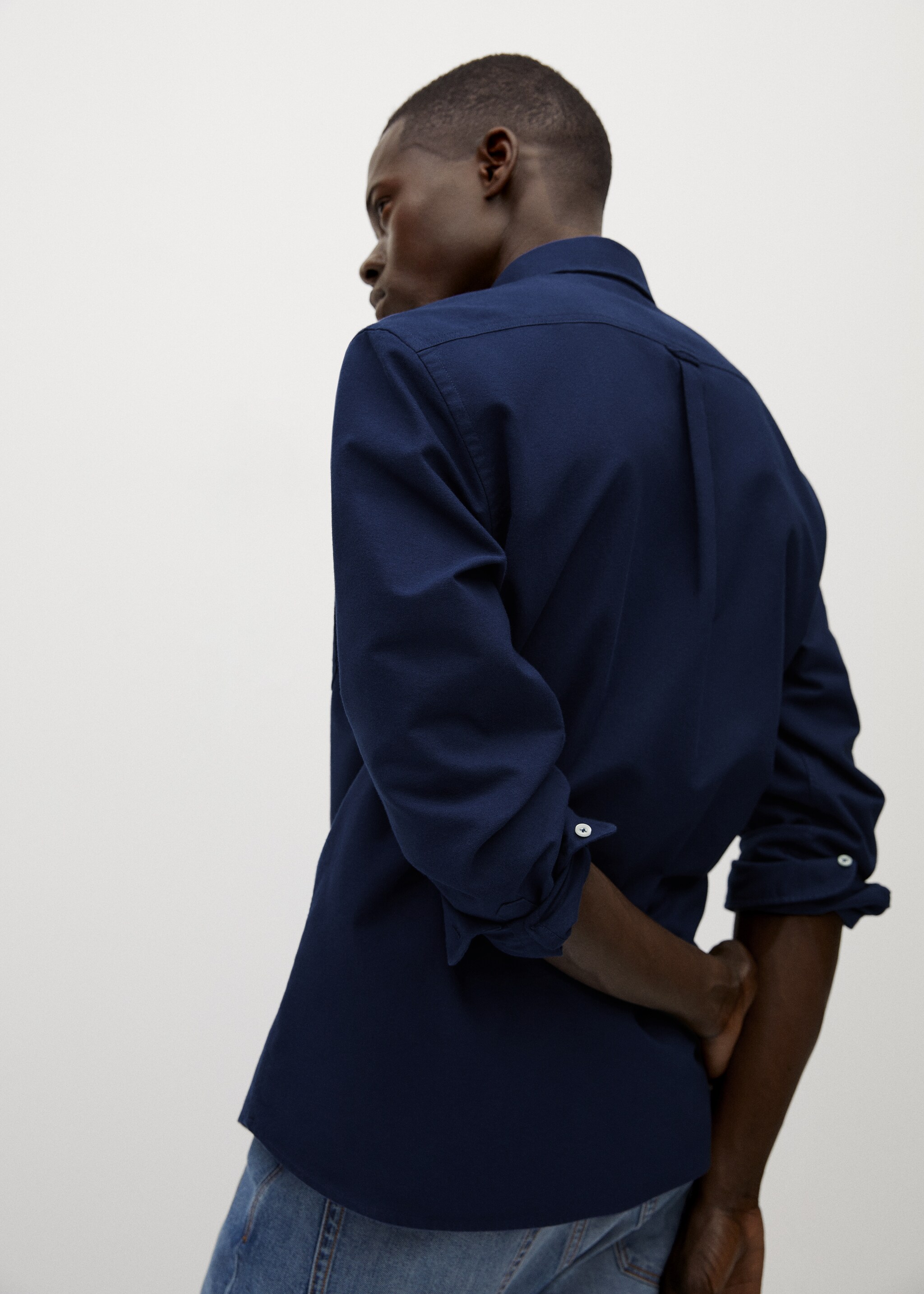 Camisa regular fit algodón - Reverso del artículo