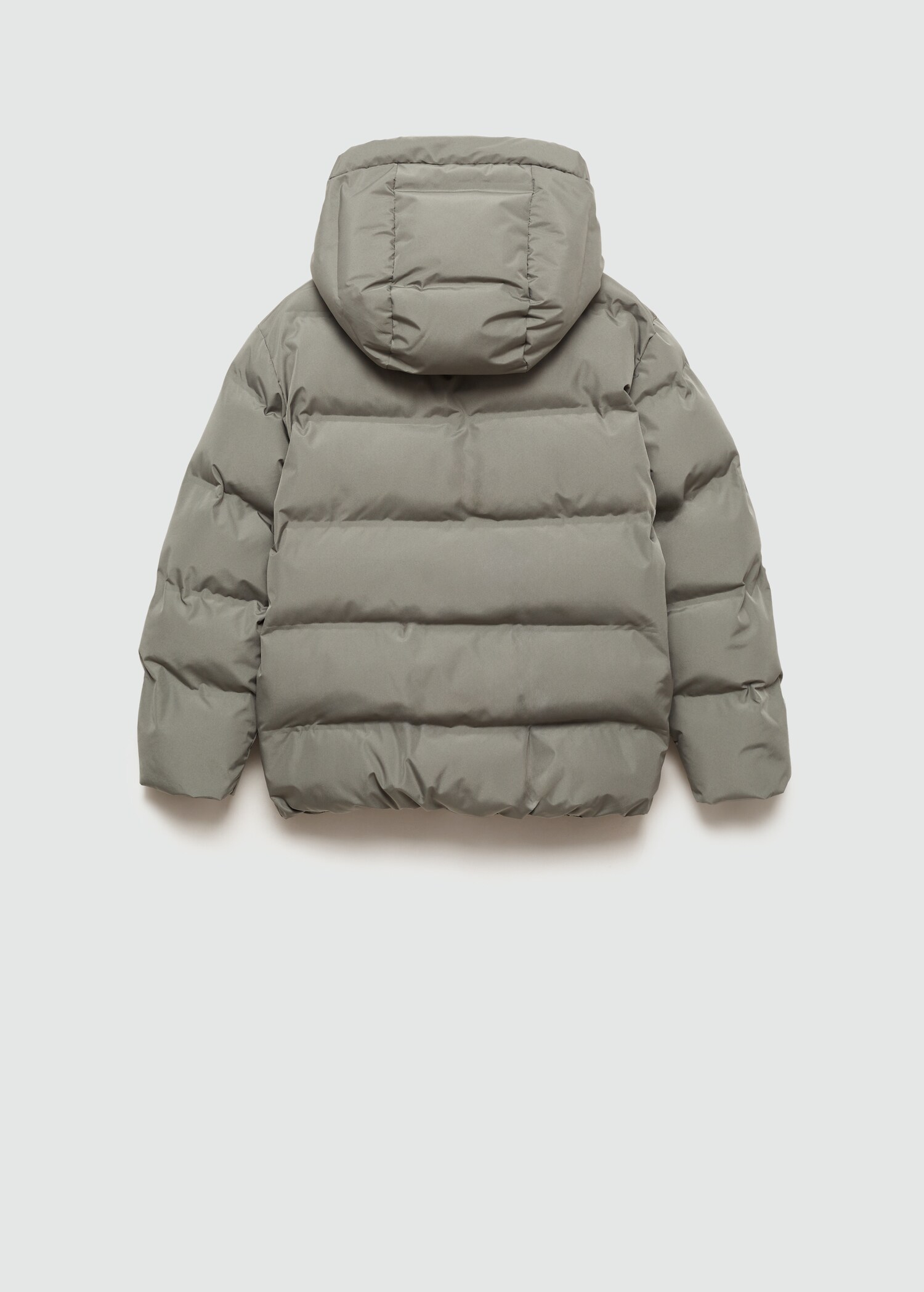 Hood puffer coat - Reverse of the article