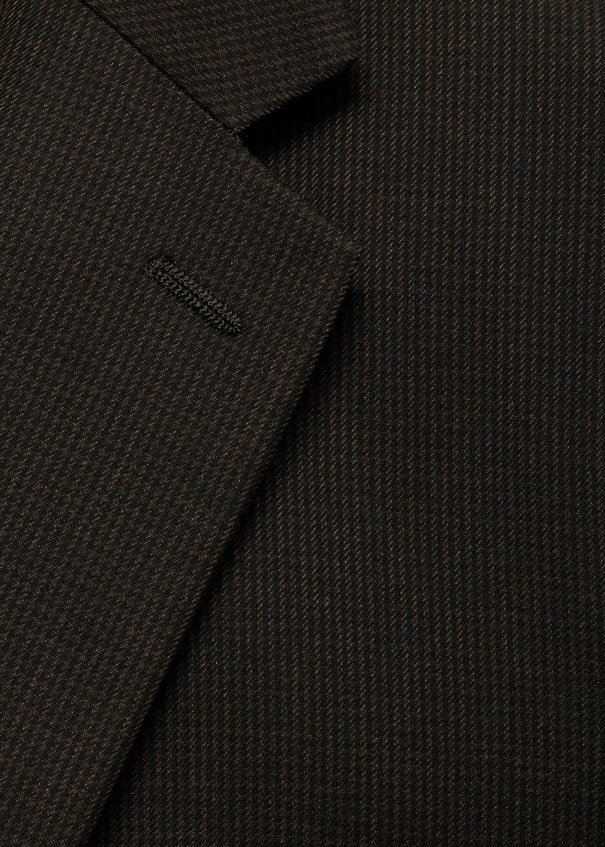 Marynarka od garnituru slim fit z tkaniny comfort stretch - Szczegóły artykułu 0, Brązowy. Ref: 77045148-00.