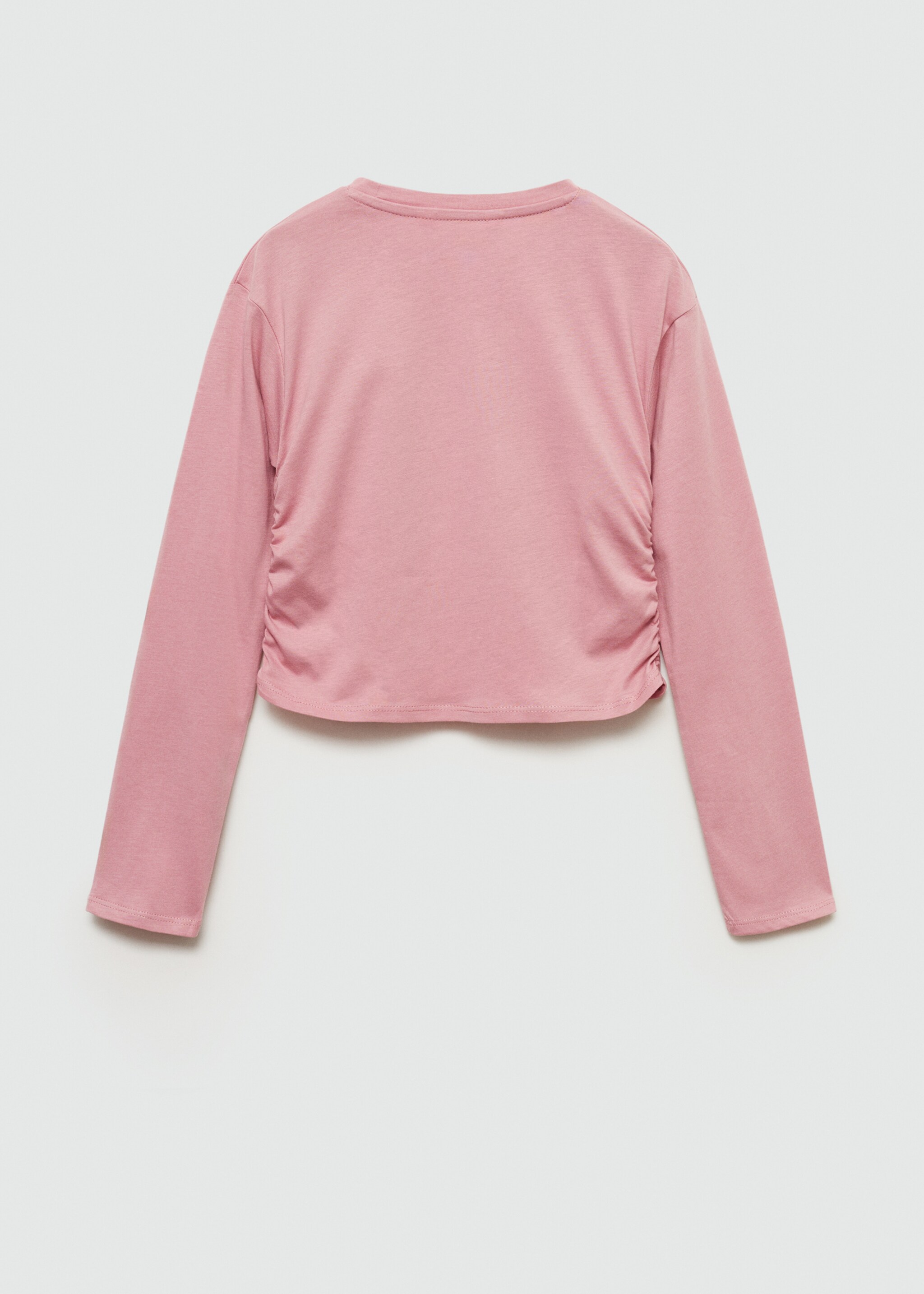 Samarreta detall frunzit - Revers de l'article, Rosa. Ref: 77045151-00.