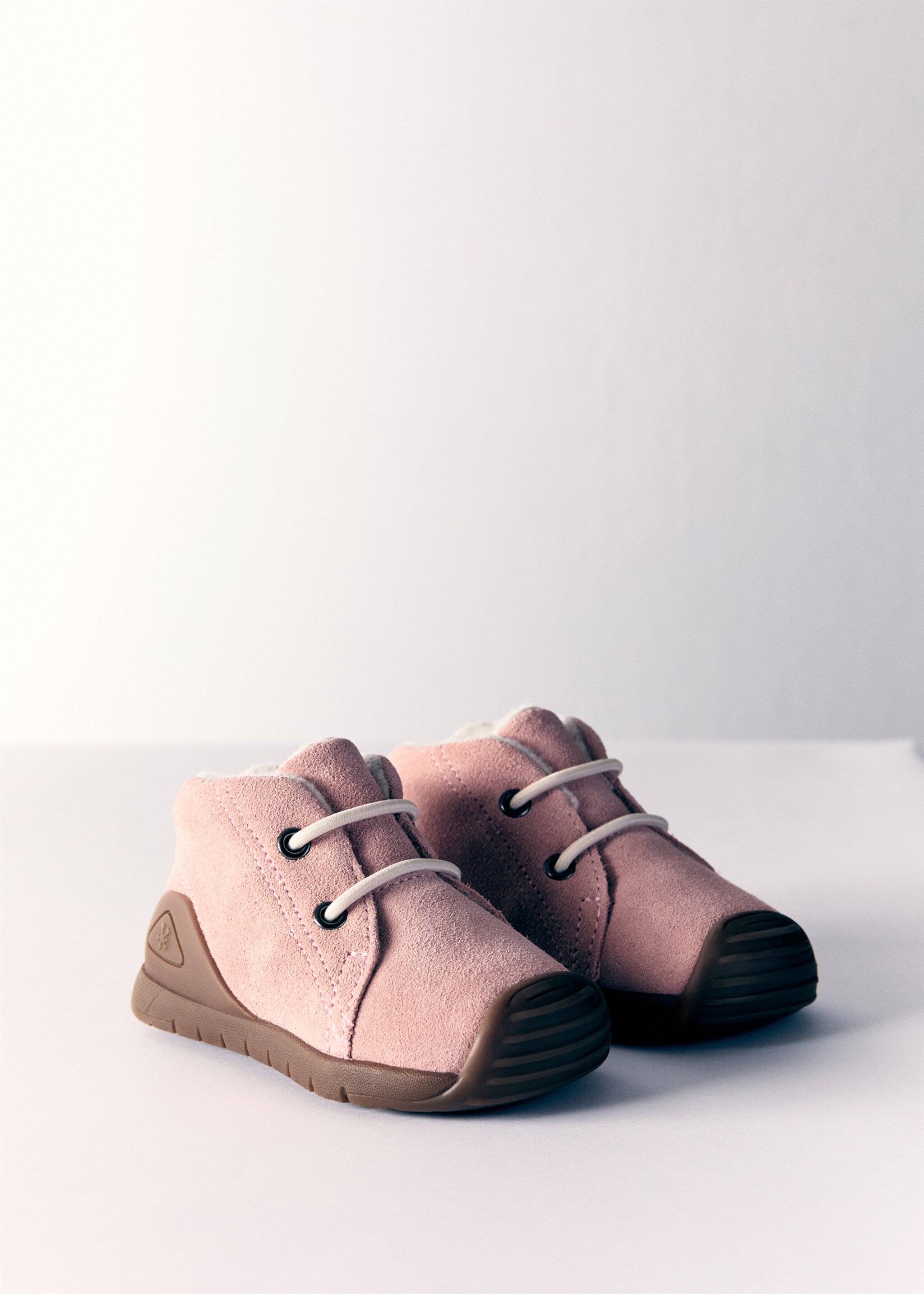 Ledersportschuhe Biomecanics - Mittlere Ansicht, Rosa. Ref: 77045153-00.