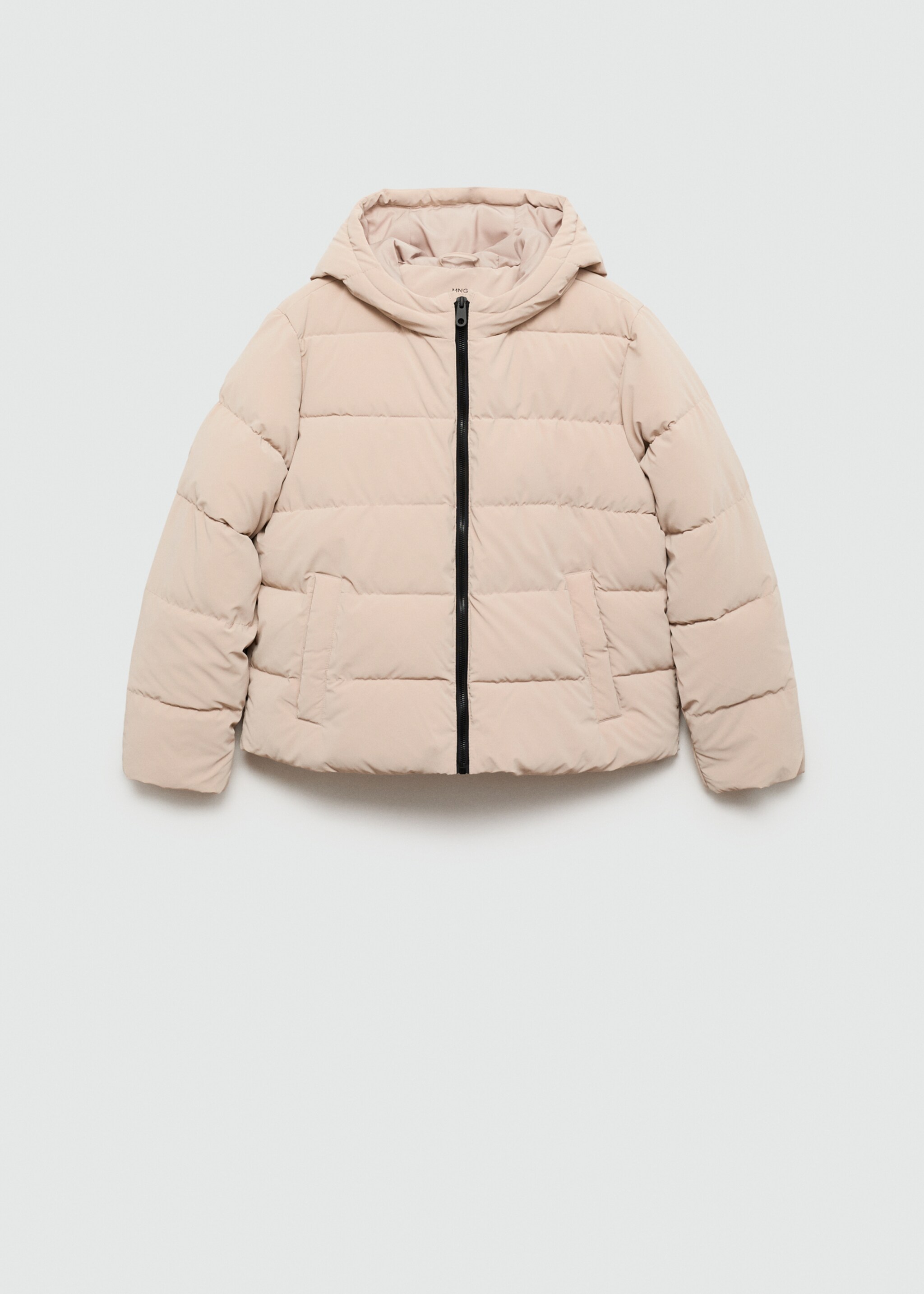 Anorac embuatat caputxa - Article sense model, Beige. Ref: 77045630-00.