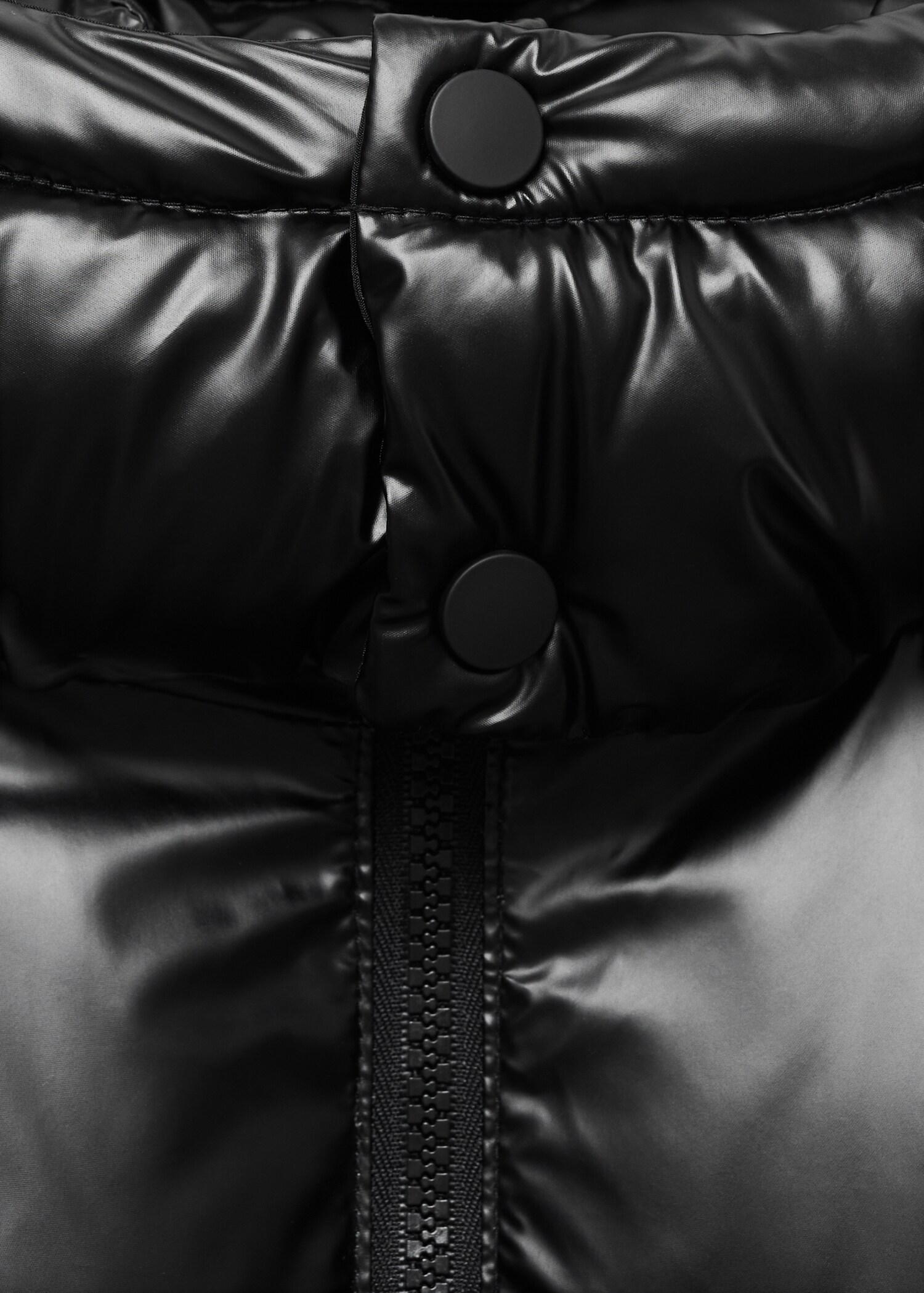 Quilted long coat - Details of the article 8