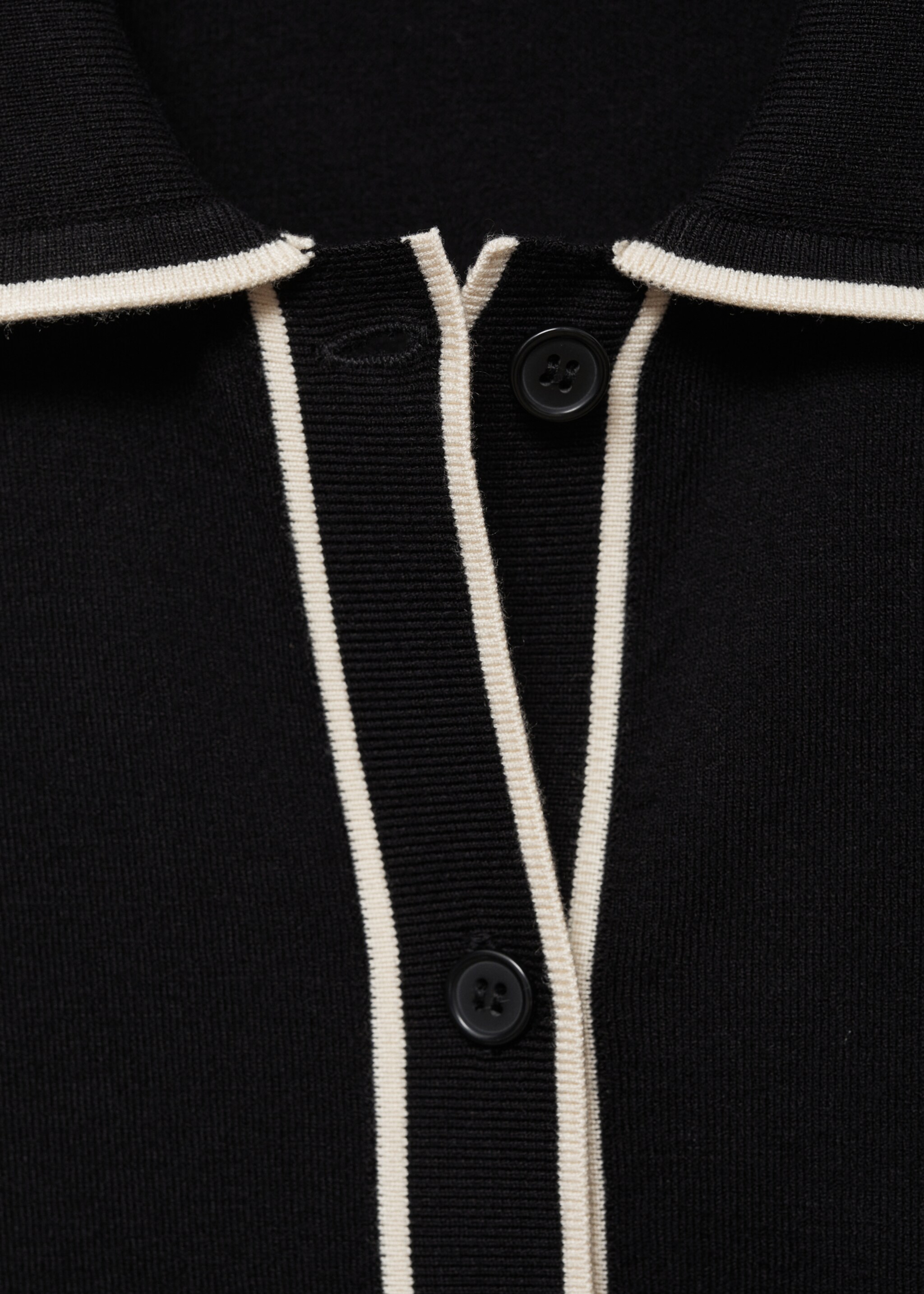 Cárdigan oversize ribetes contraste - Detalle del artículo 8