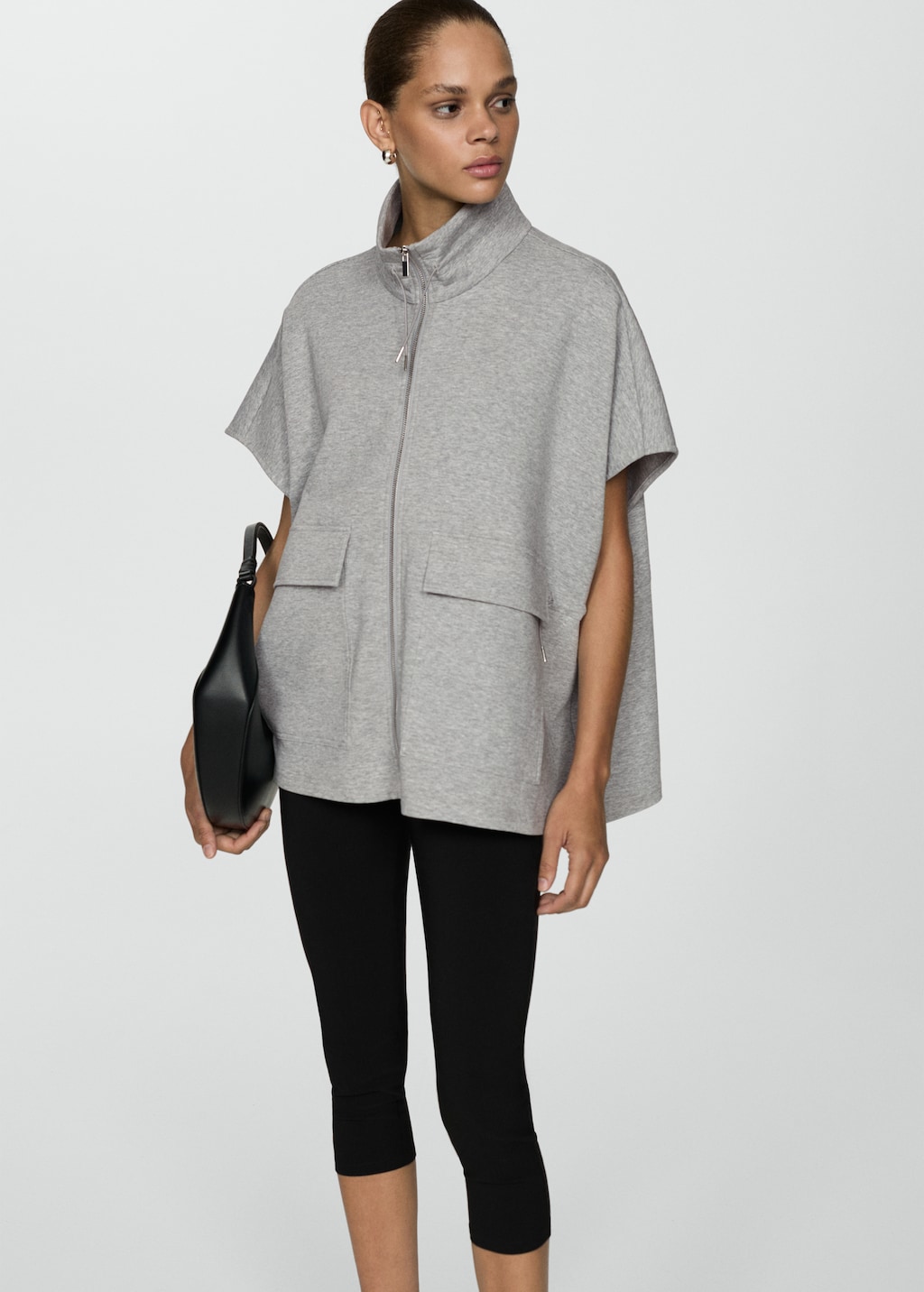 ジャケット・アウター UNDRESSED HANDY OVER PONCHO Down Poncho - Command Green