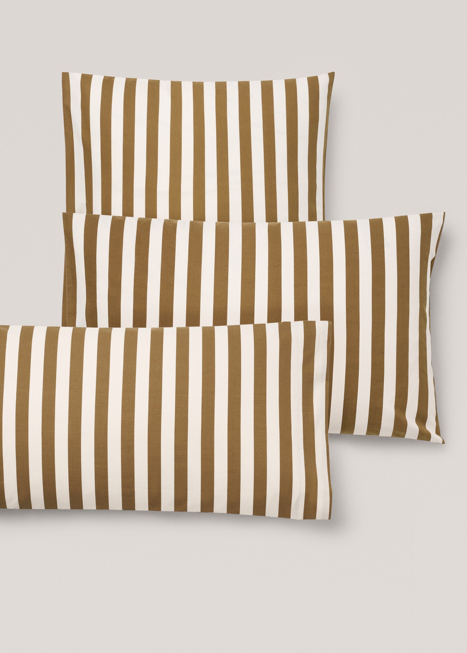Striped pillowcase 60x60cm - Details of the article 4
