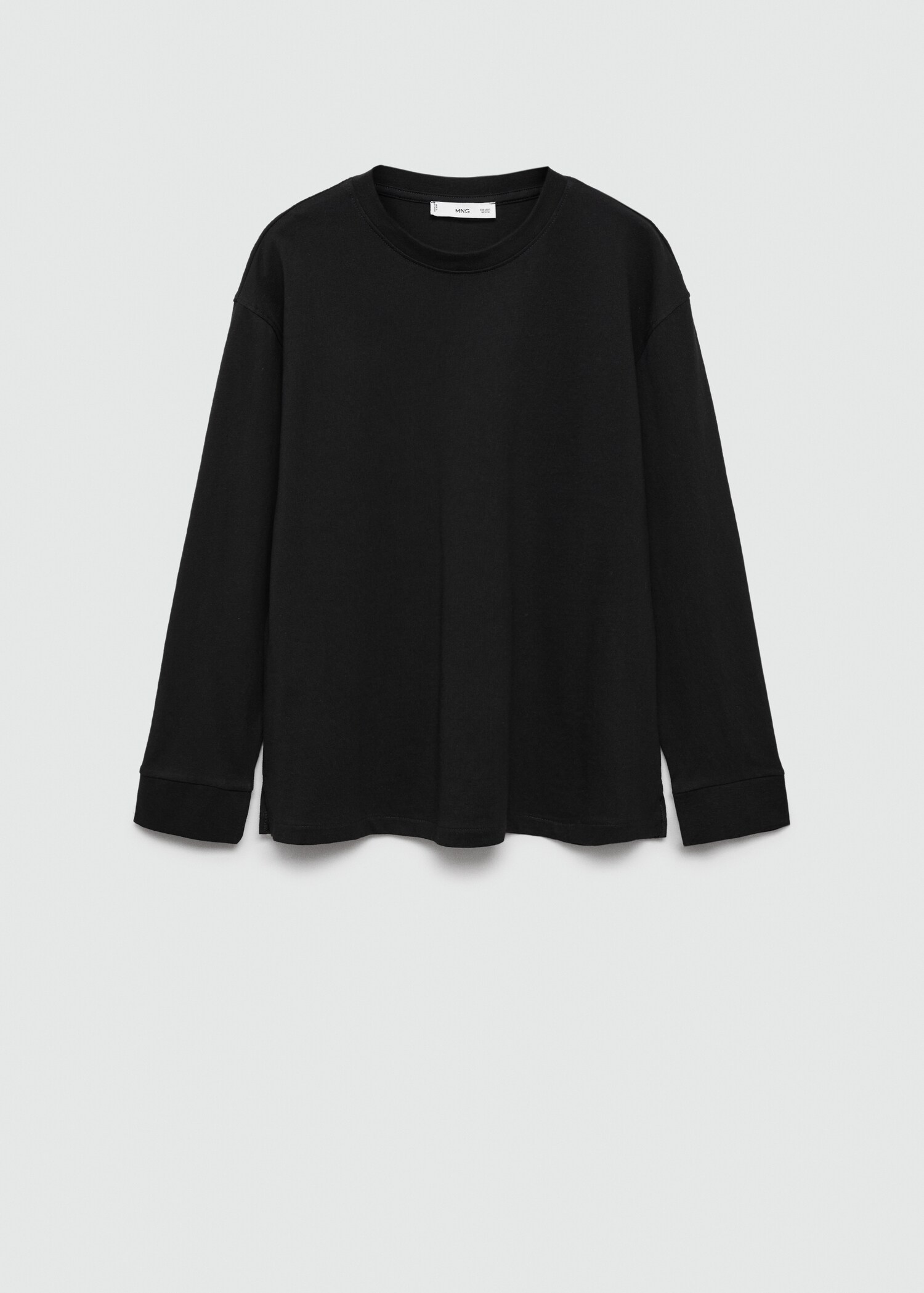 T-shirt coton manches longues - Article sans modèle