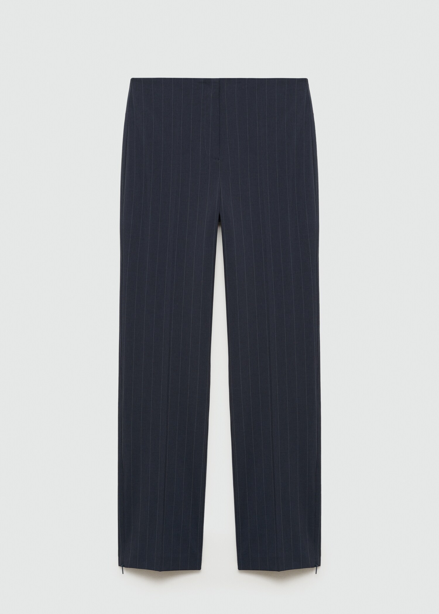 Chalk-stripe straight trousers - Article without model