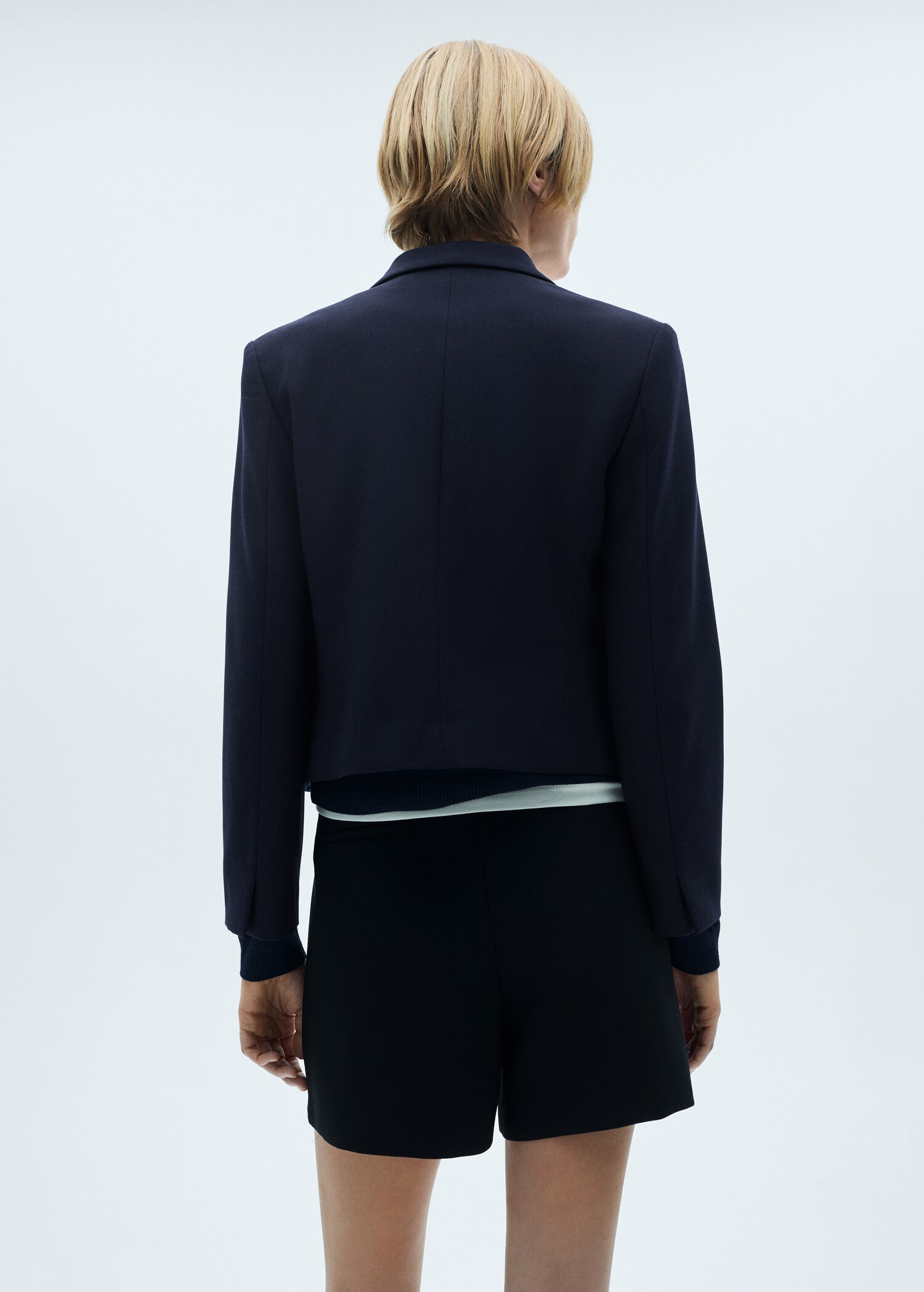 Blazer crop boutons - Verso de l’article