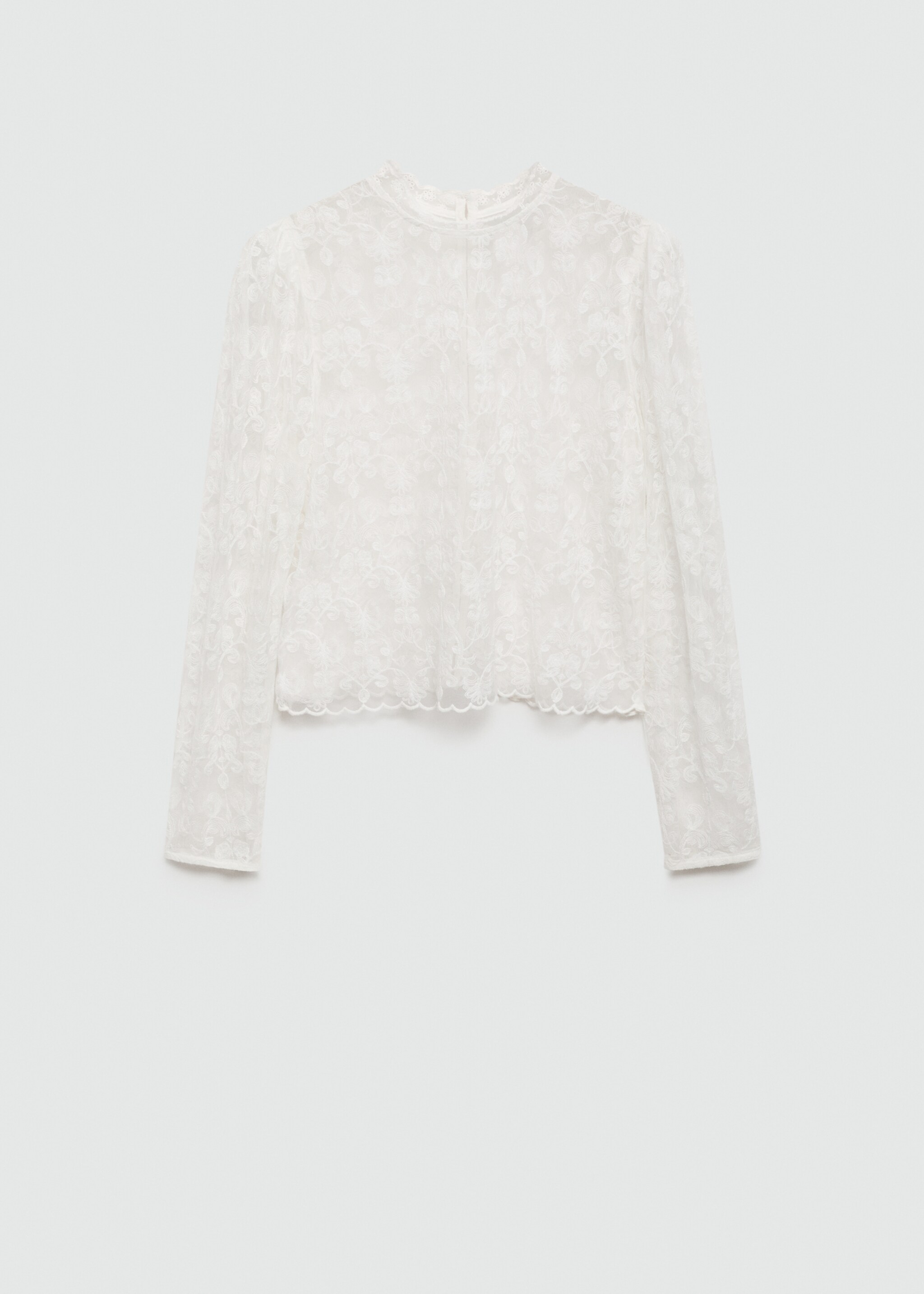 Semitransparent blus - Artikel utan modell, Benvit. Ref: 77045652-00.