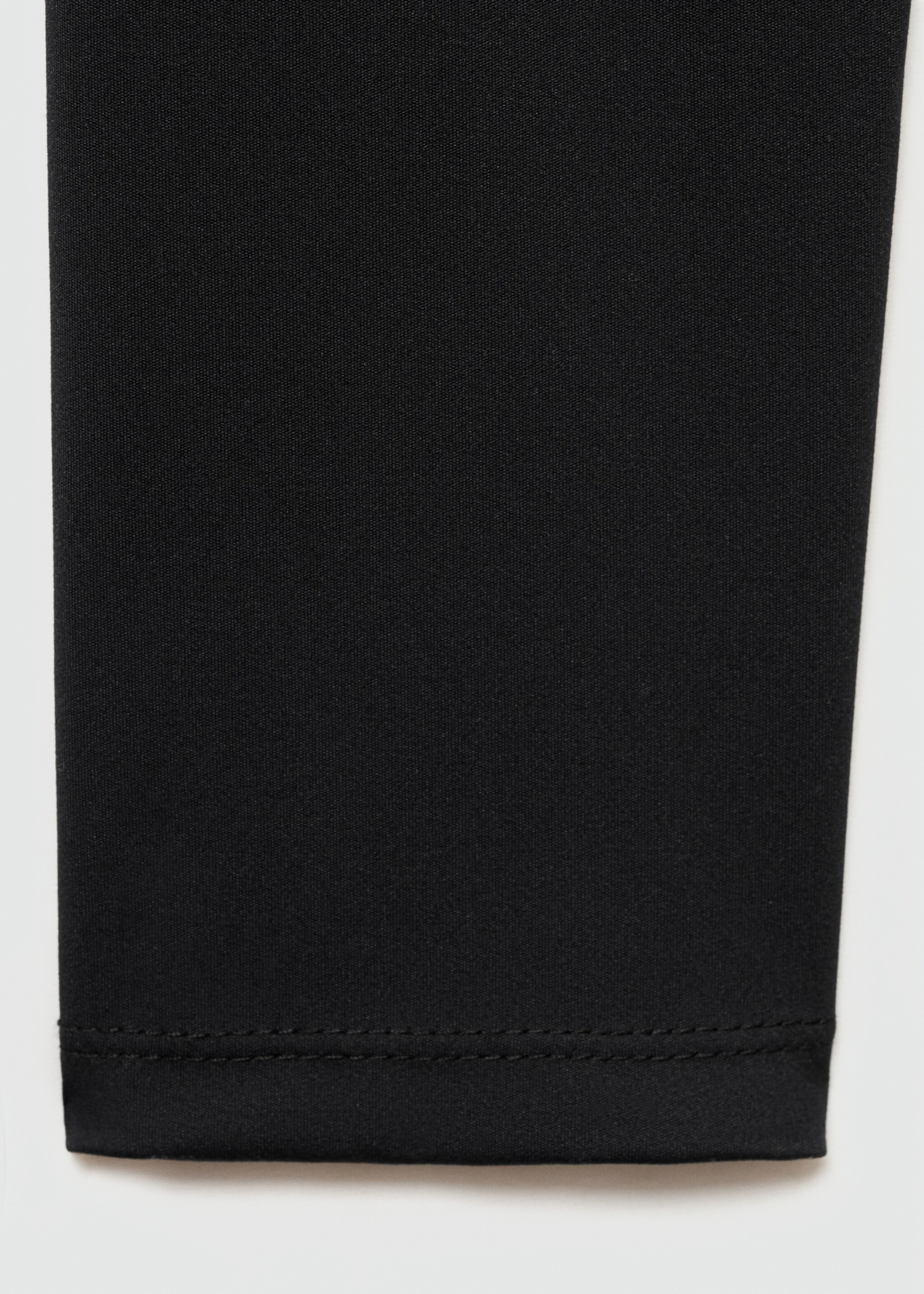 Zipper fitted jacket - Details of the article 0, Black. Ref: 77045653-00.