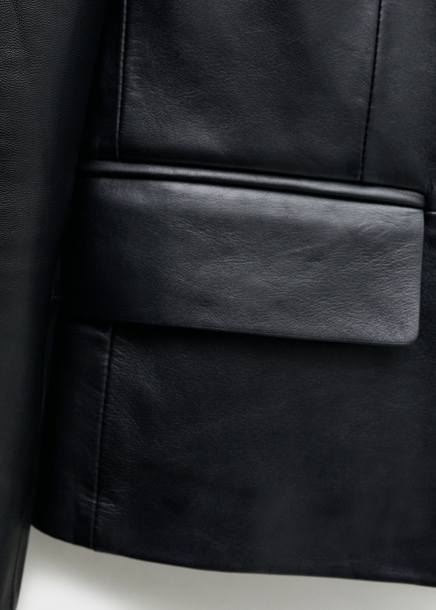 Blazer cuir crop - Détail de l'article 0