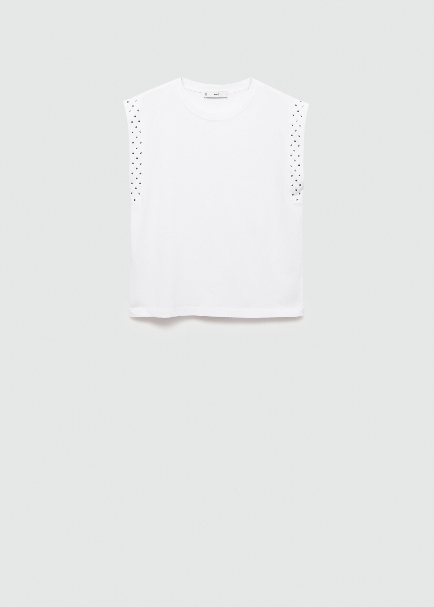 Ärmelloses T-Shirt mit Nieten - Artikel ohne Model
