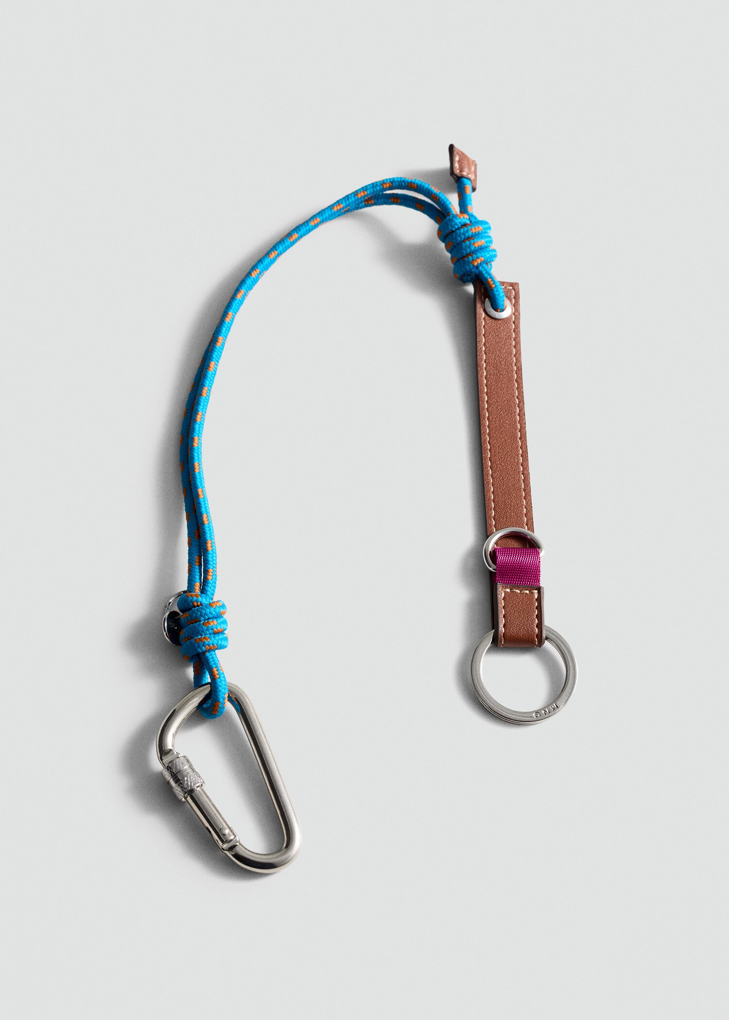 Carabiner keyring with combination - Article sans modèle