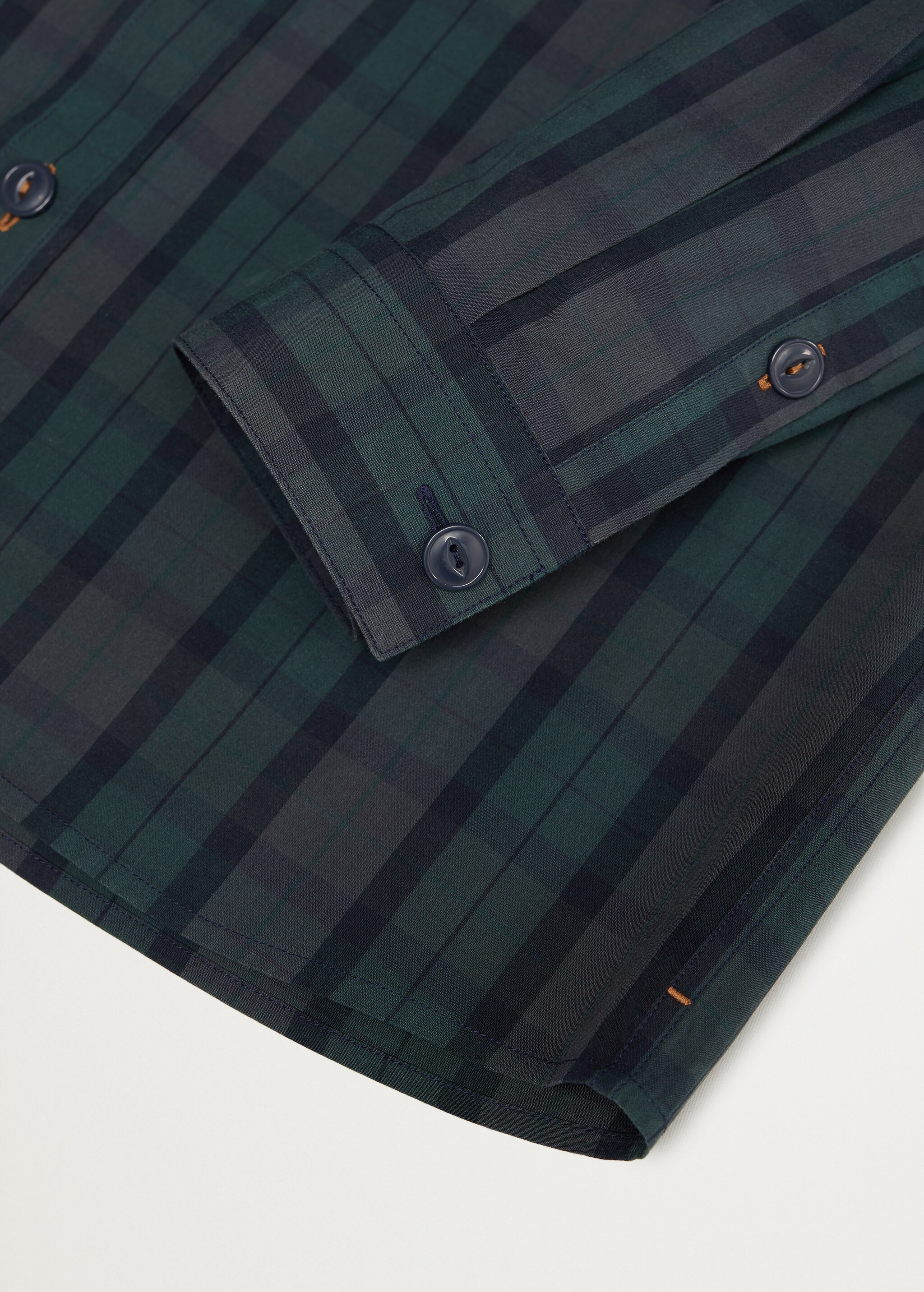 Košile regular fit bavlněná kostkovaná - Detail zboží 7