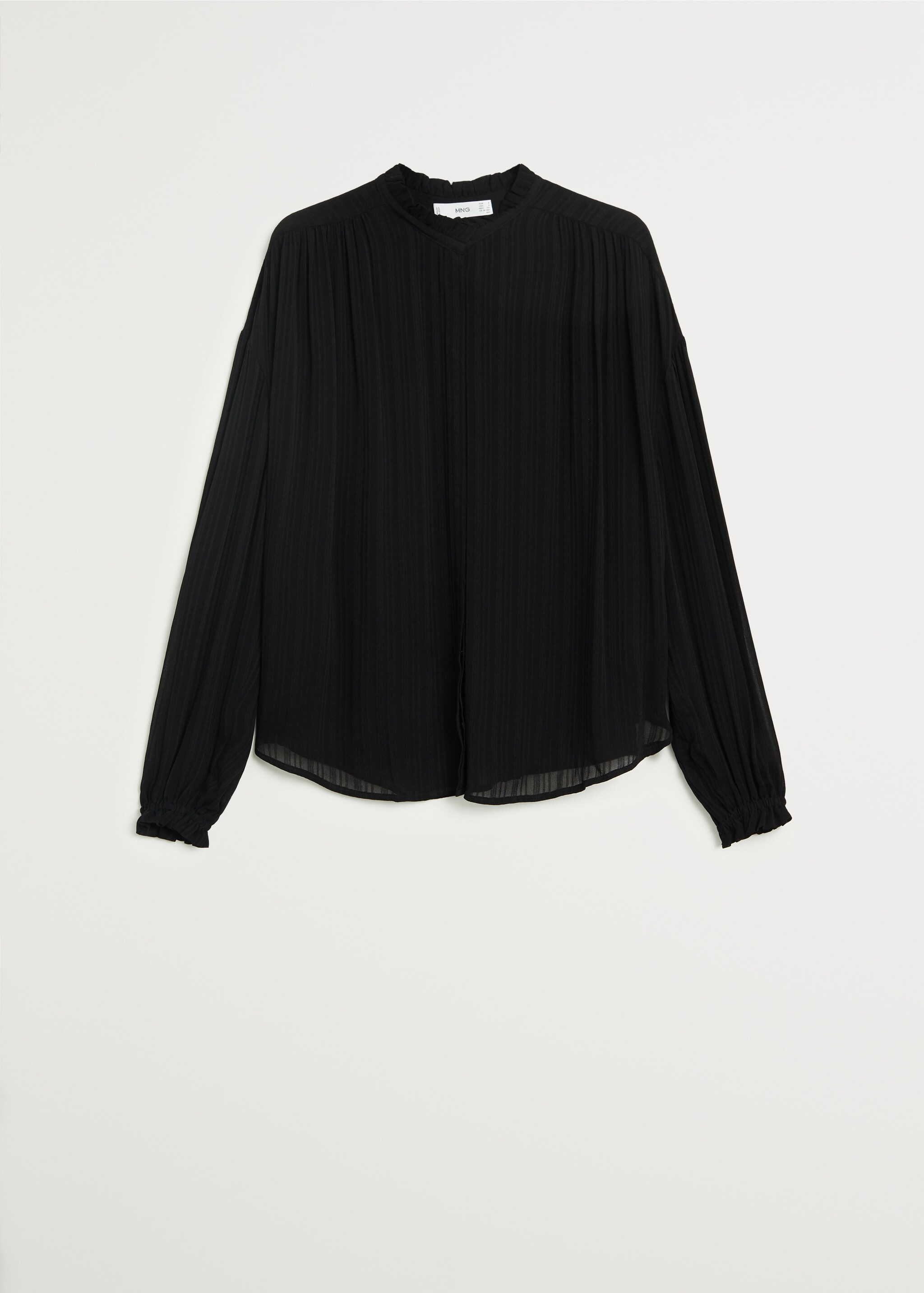 Sheer striped blouse - Article without model