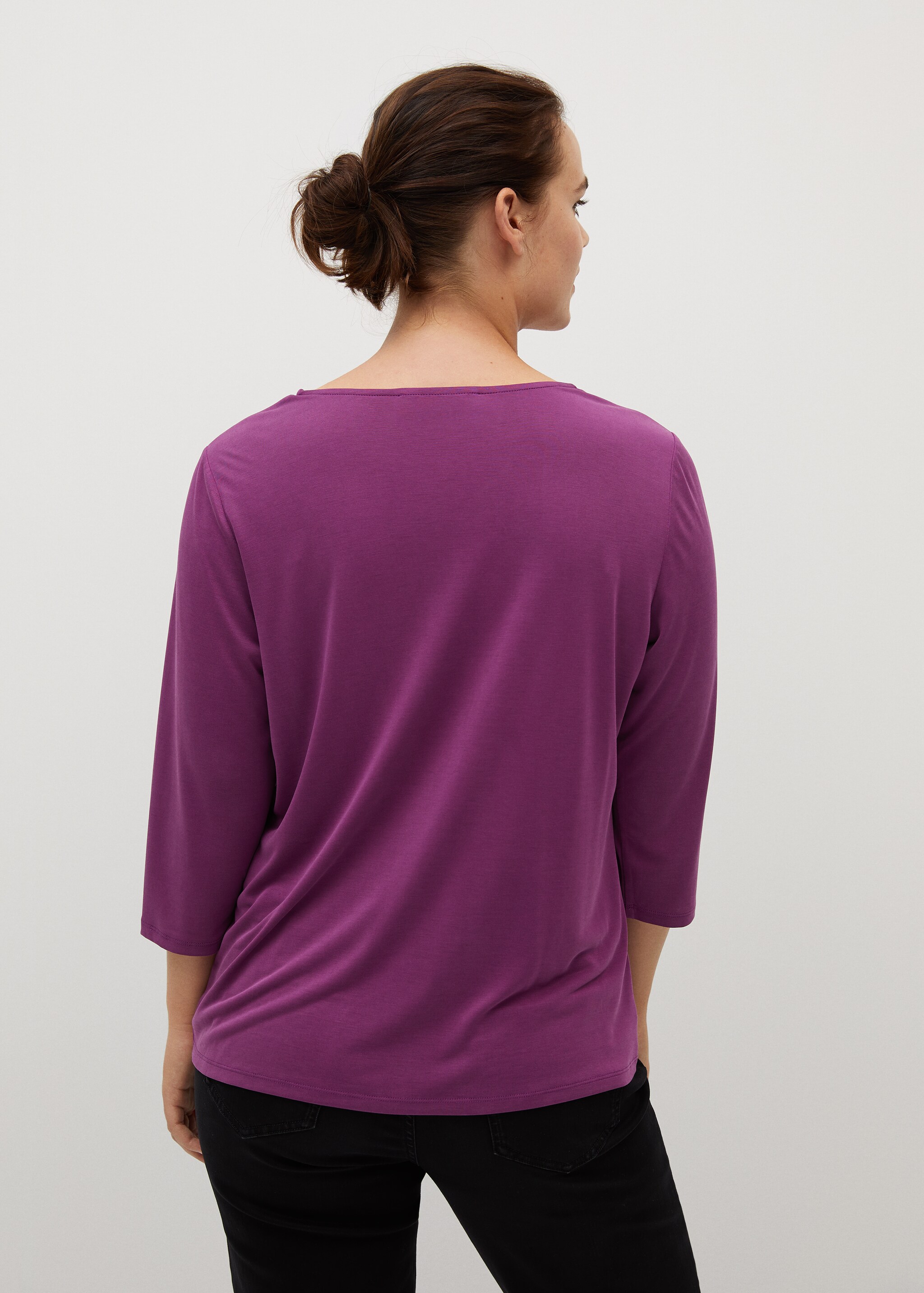 Camiseta modal nudo - Reverso del artículo