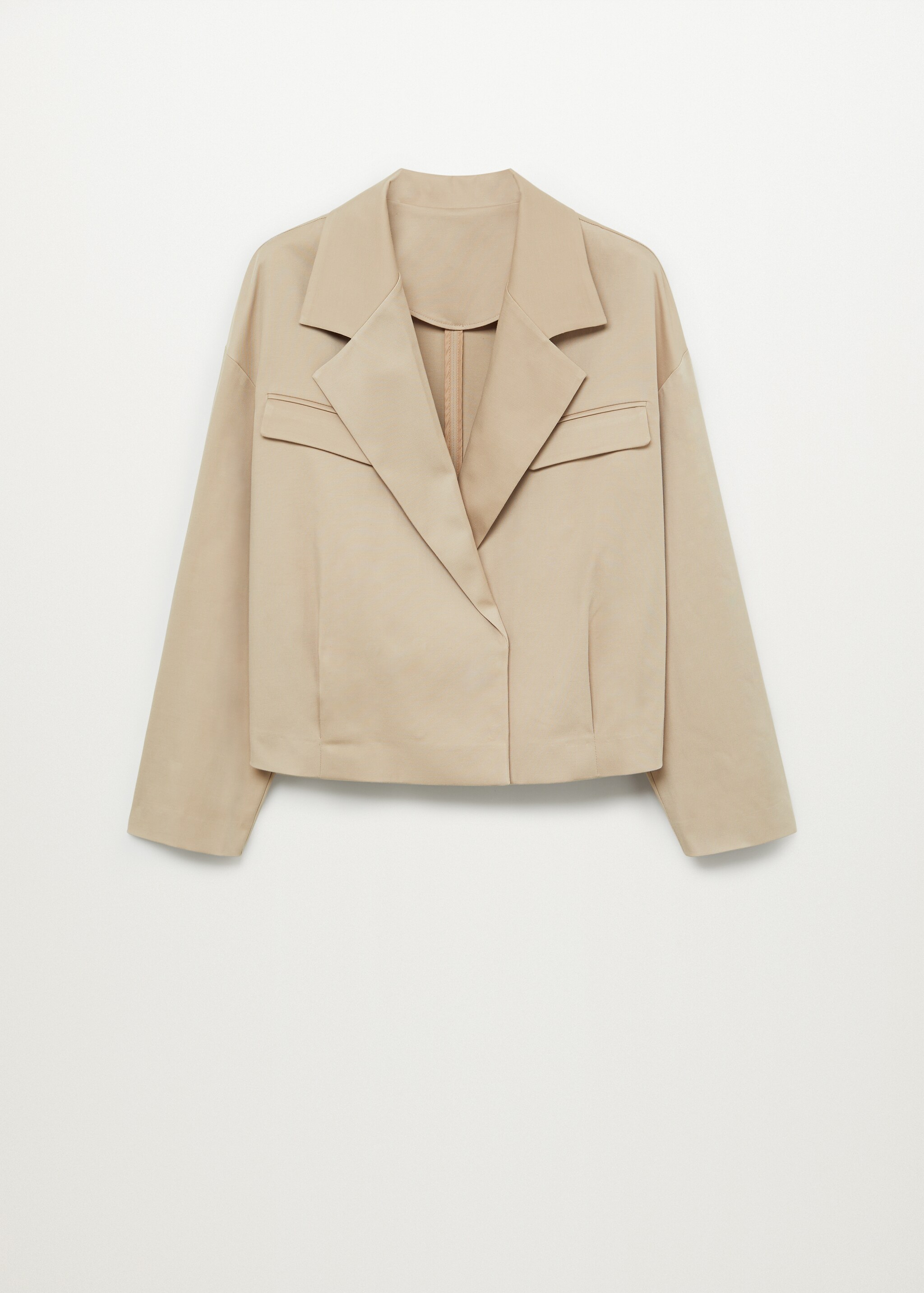 Jacket with lapels - Article without model
