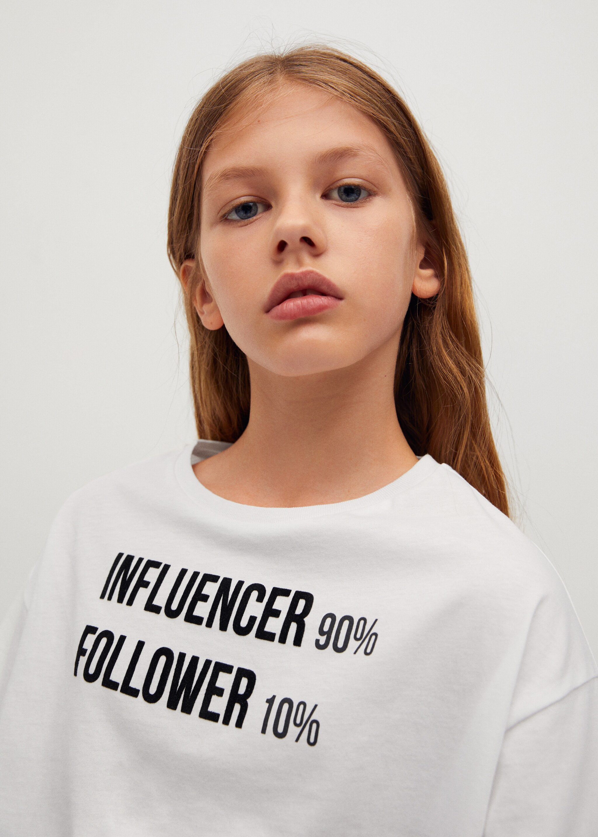 Camiseta crop mensaje - Detalle del artículo 1