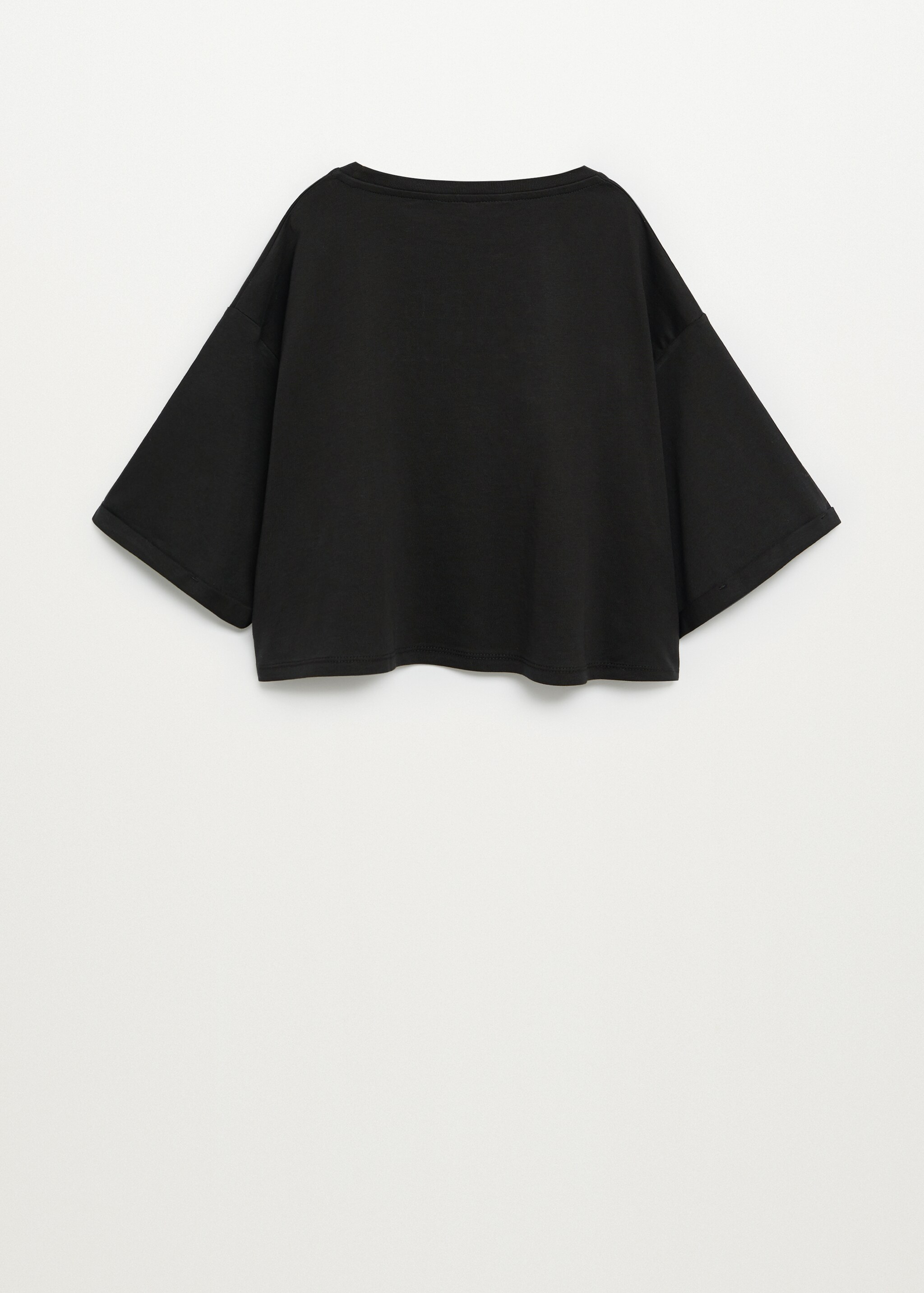 Camiseta crop mensaje - Reverso del artículo