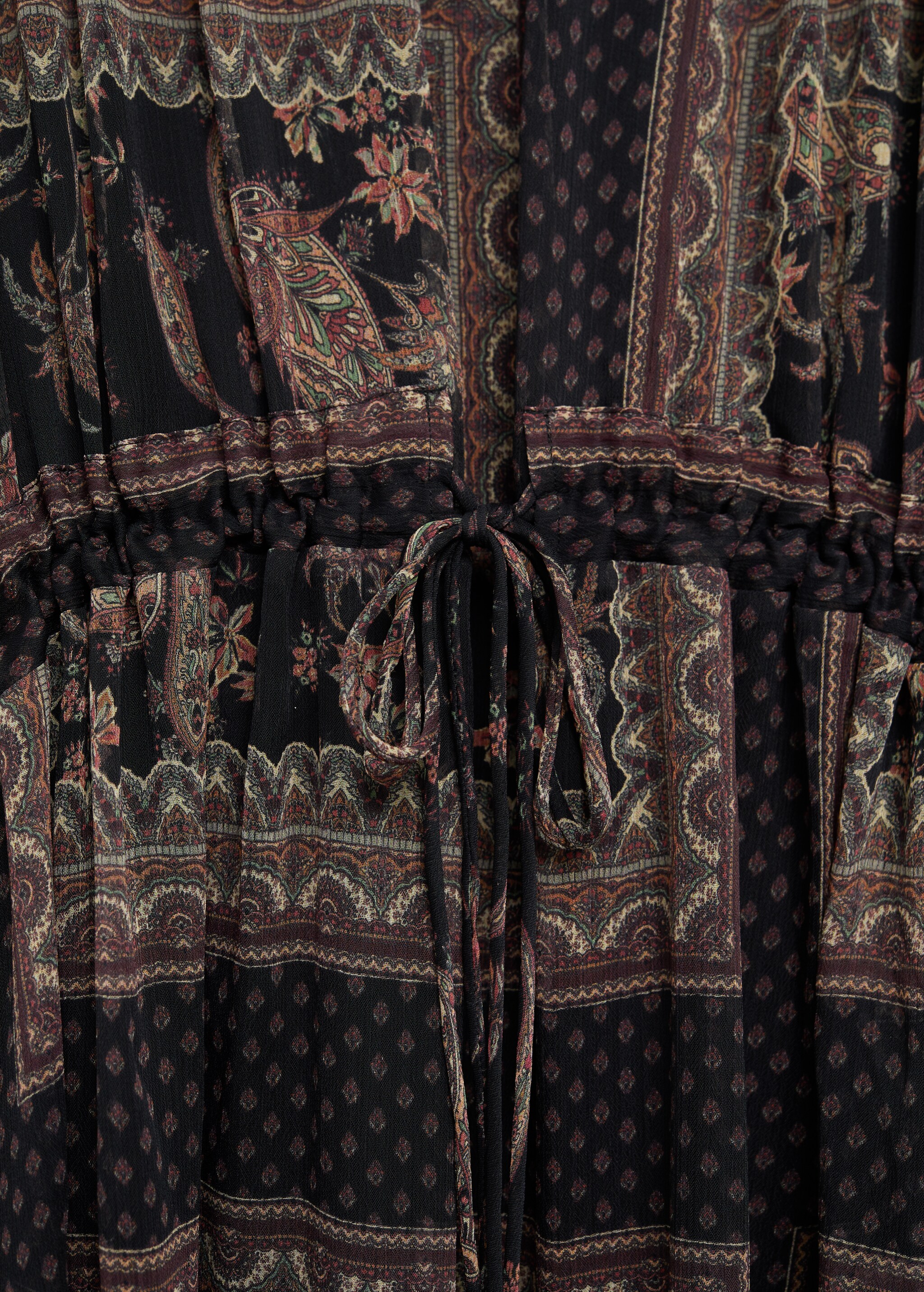 Splývavé šaty s potiskem - Detail zboží 8