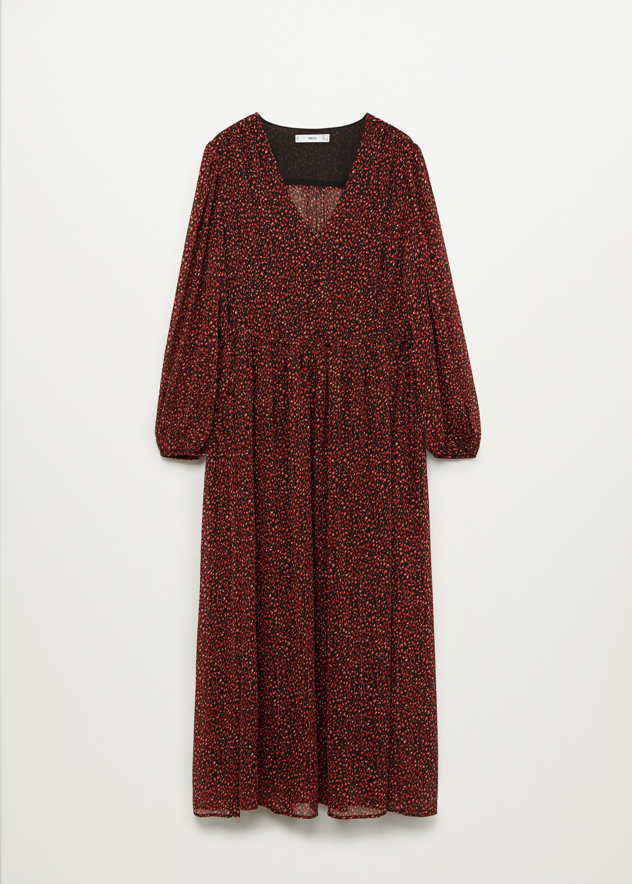 Vestido fluido estampado - Artículo sin modelo