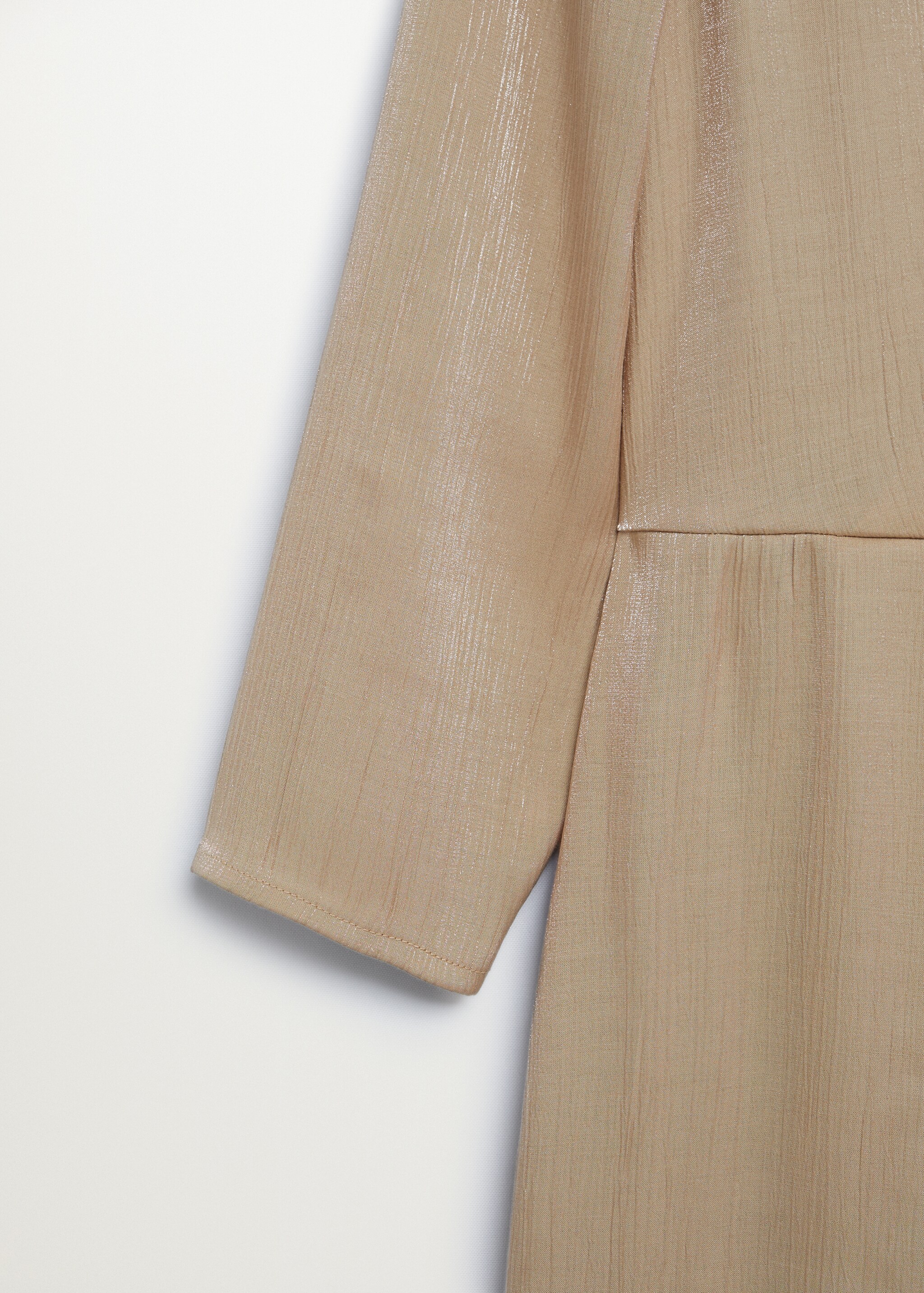 Vestido satinado cruzado - Detalle del artículo 8