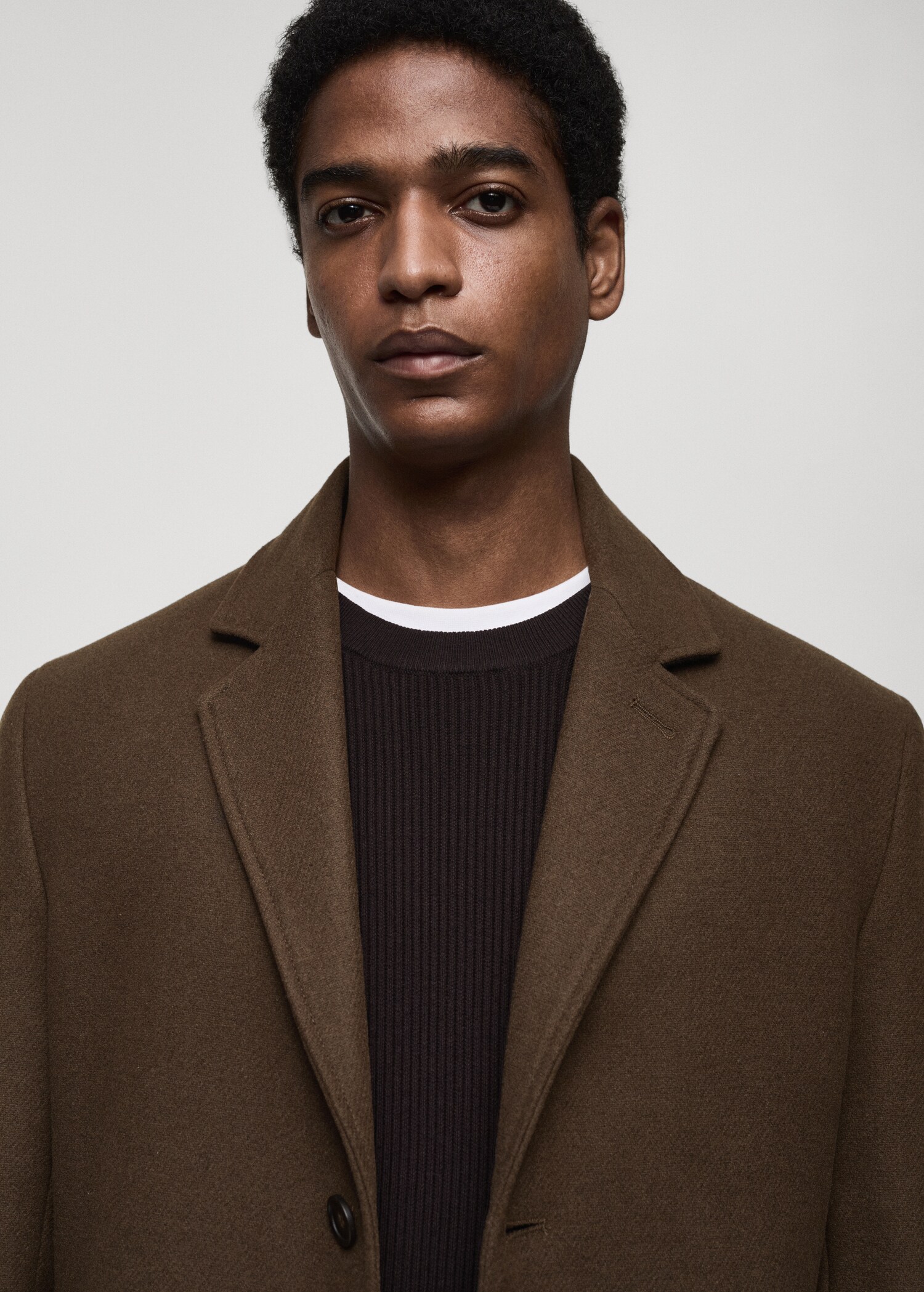 Lightweight recycled wool coat - Details of the article 1