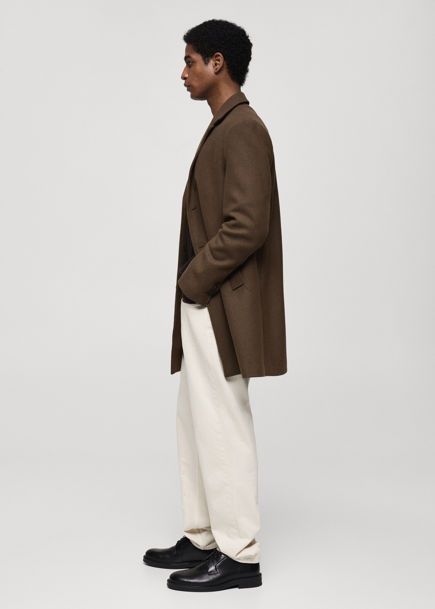 Lightweight recycled wool coat - Details of the article 2