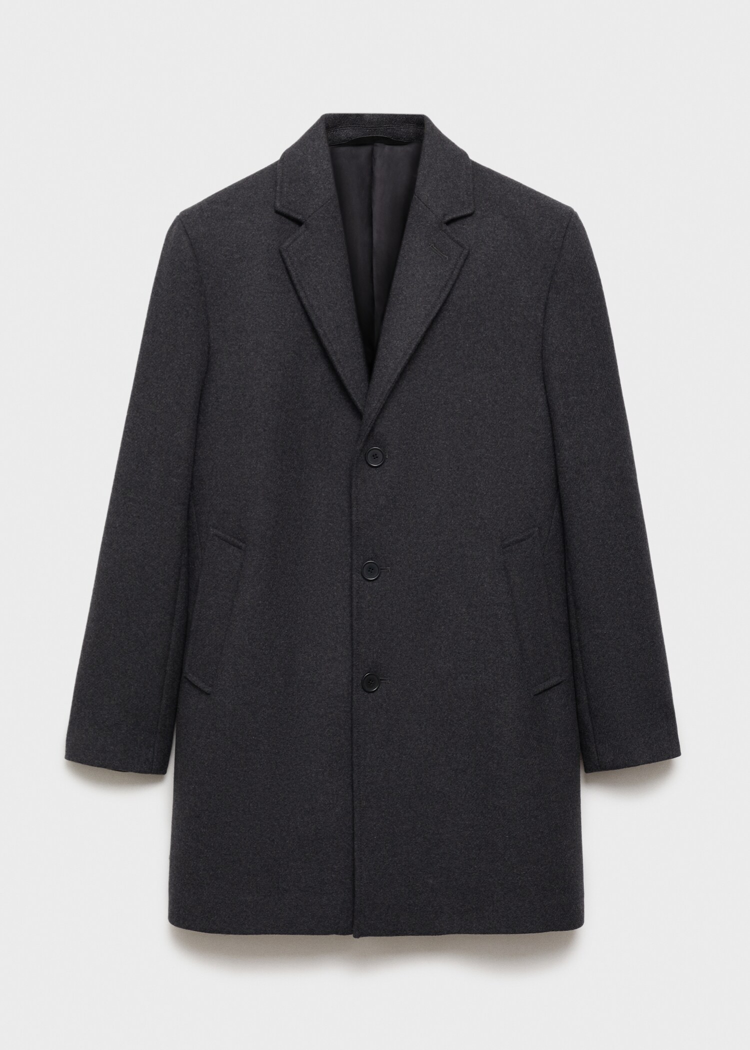 Lightweight recycled wool coat - Article without model