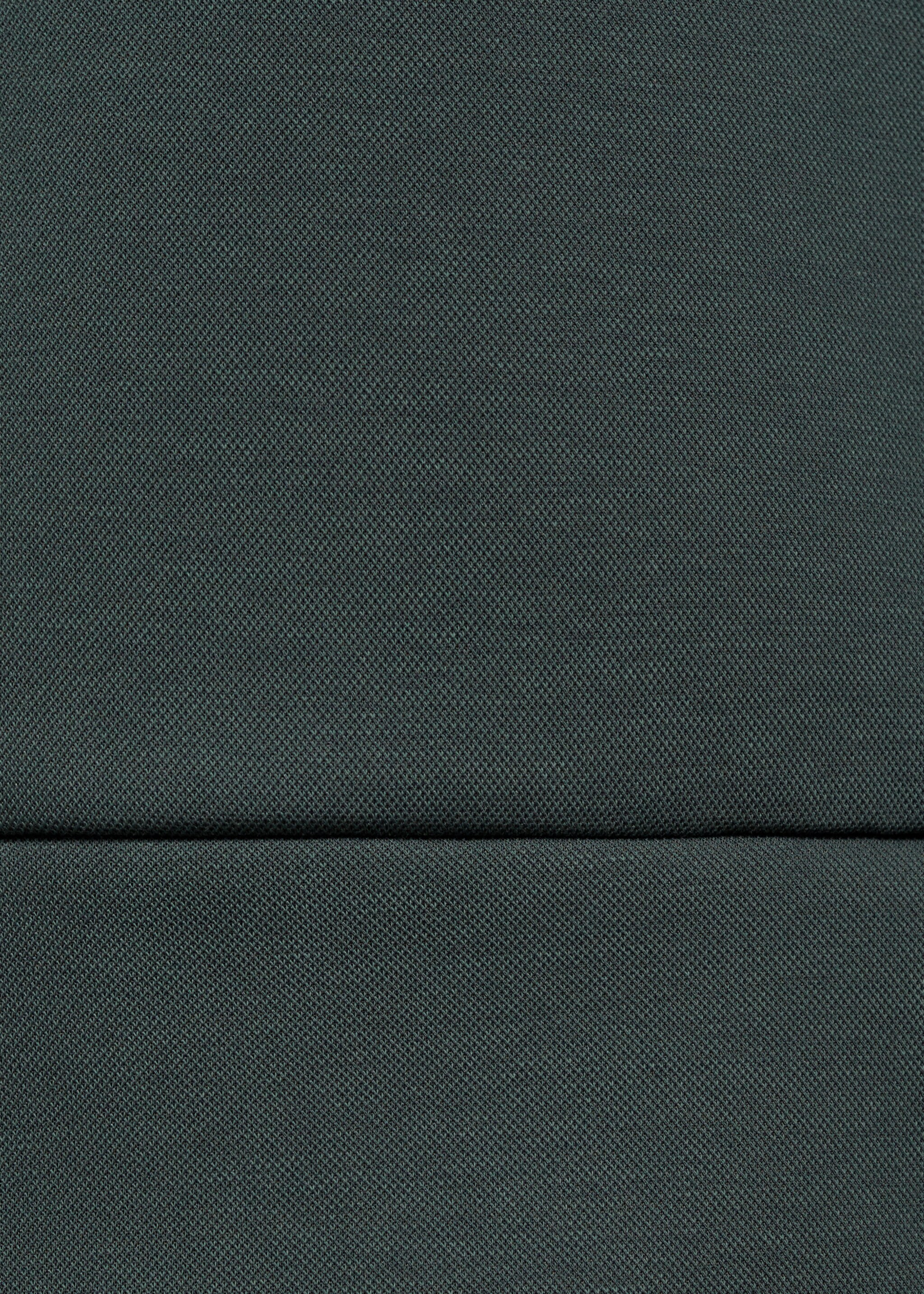 Comfort stretch sweatshirt in crease-resistant fabric - Details of the article 8, Green. Ref: 77045968-00.