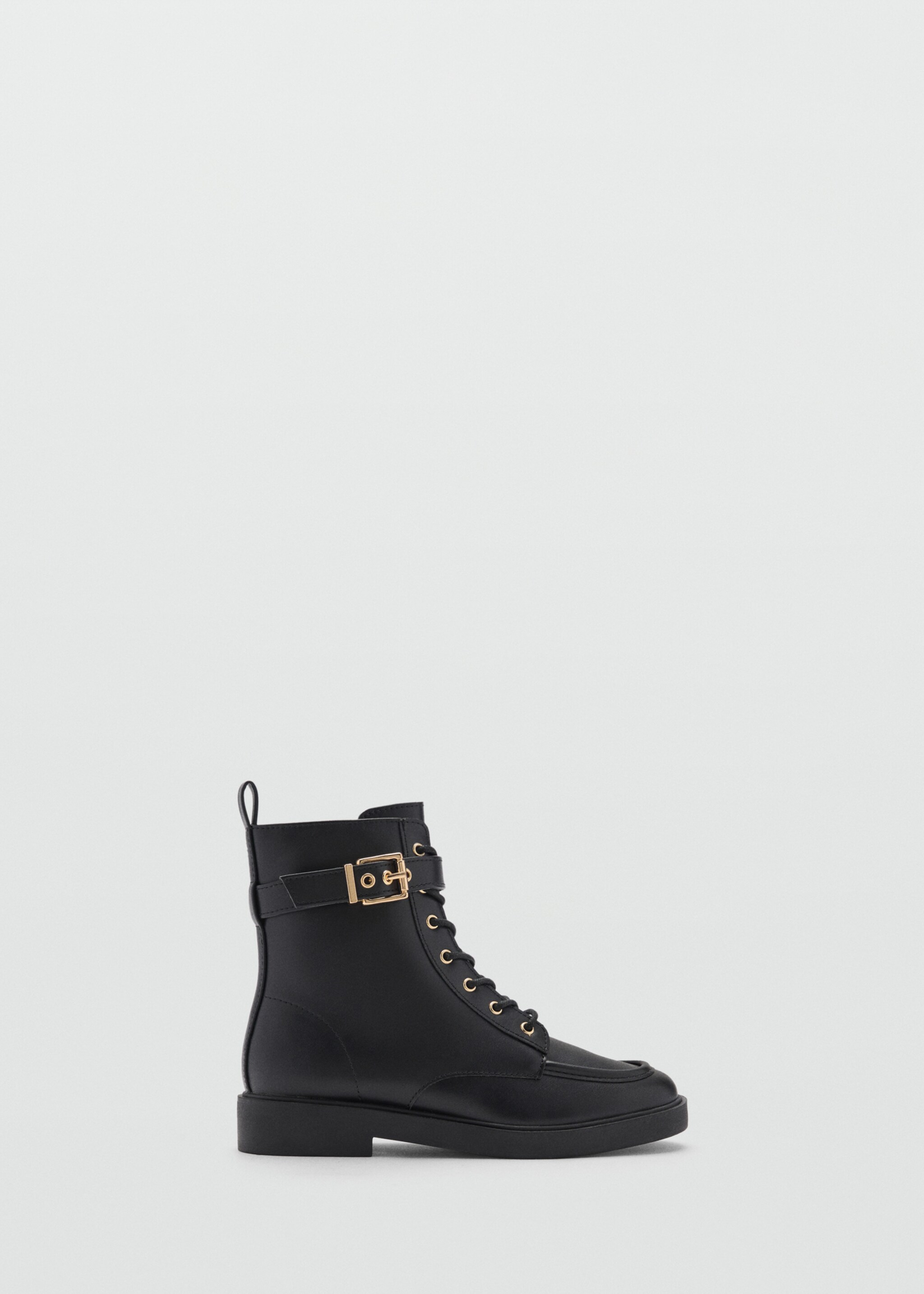 Bottines à boucle - Article sans modèle, Noir. Ref: 77045969-00.