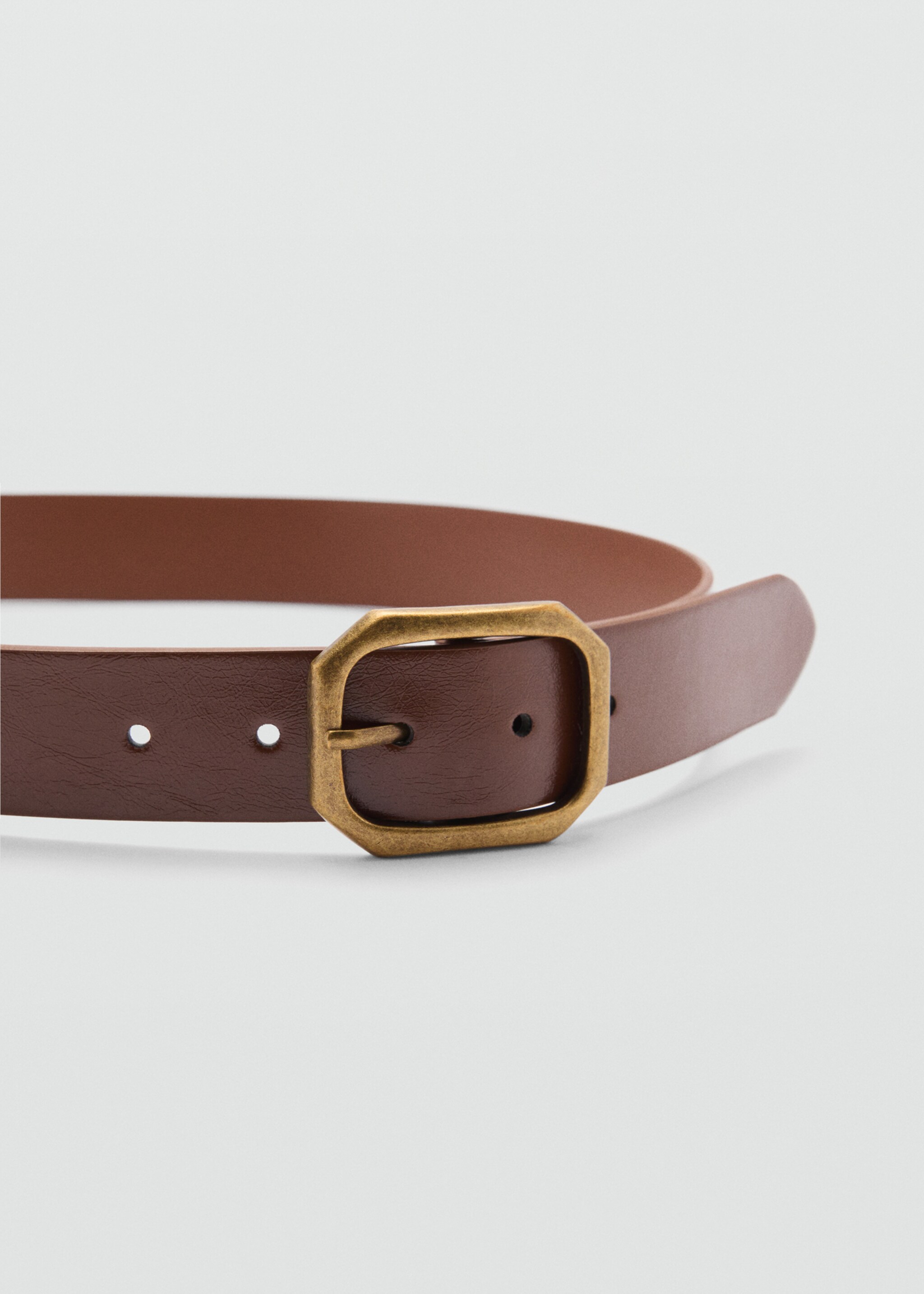 Metal buckle belt - Medium plane