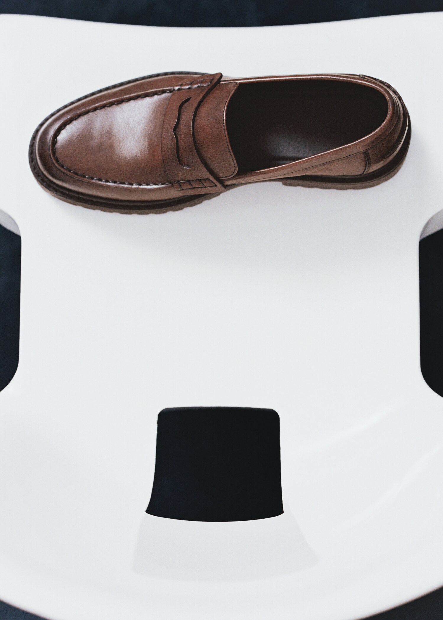 Leather penny loafers - Details of the article 8