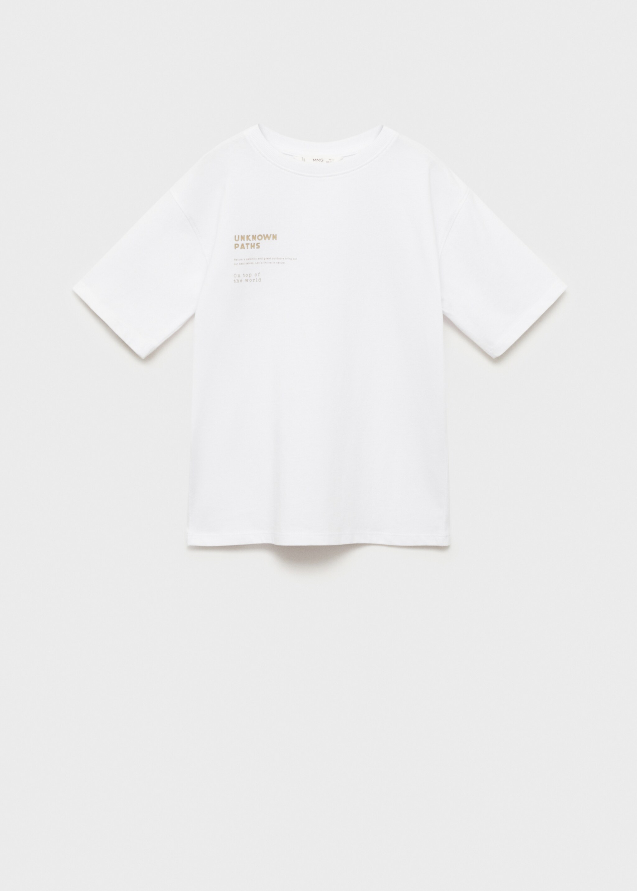 Camiseta estampada algodón - Artículo sin modelo