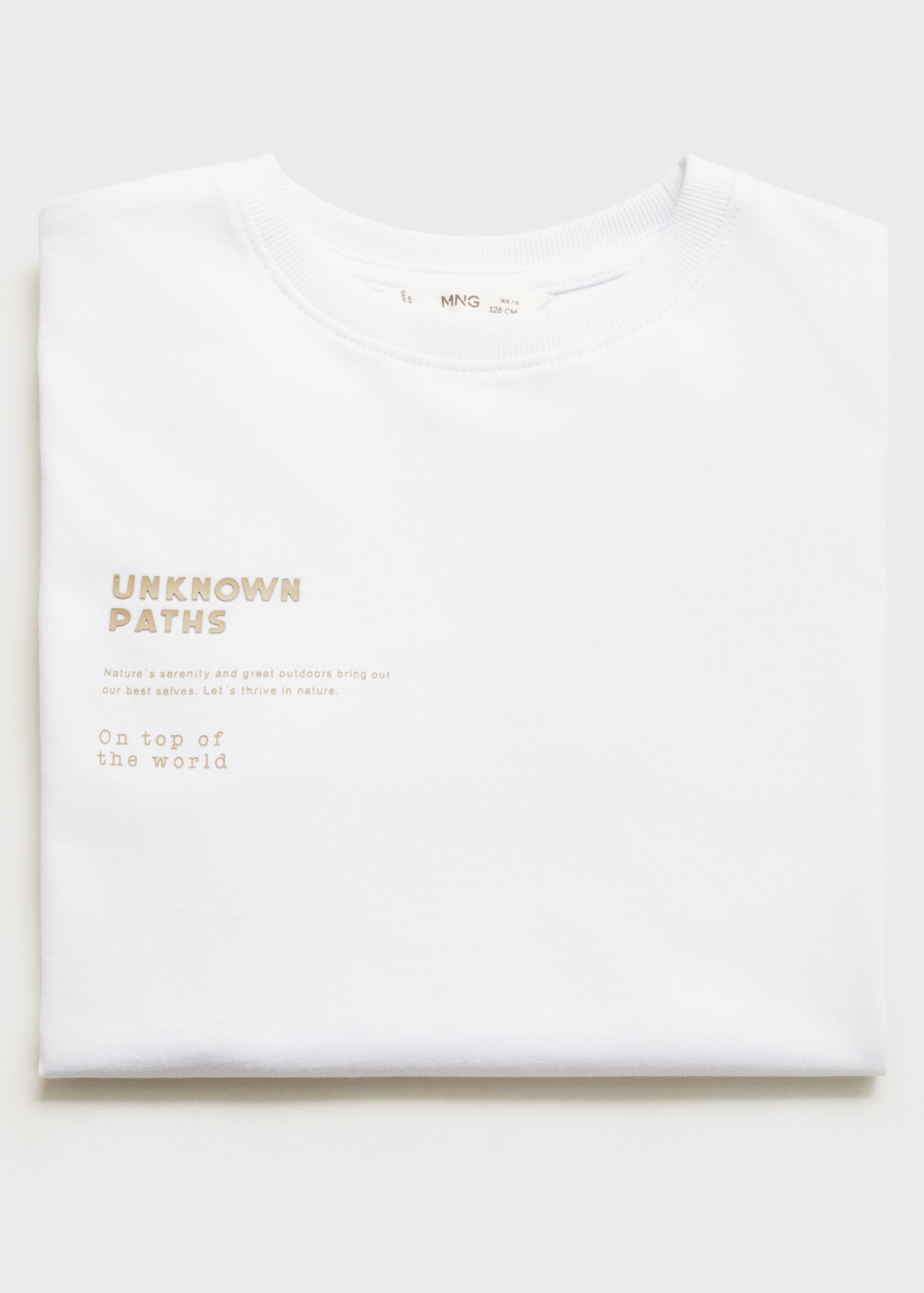 Printed cotton-blend T-shirt - Details of the article 0