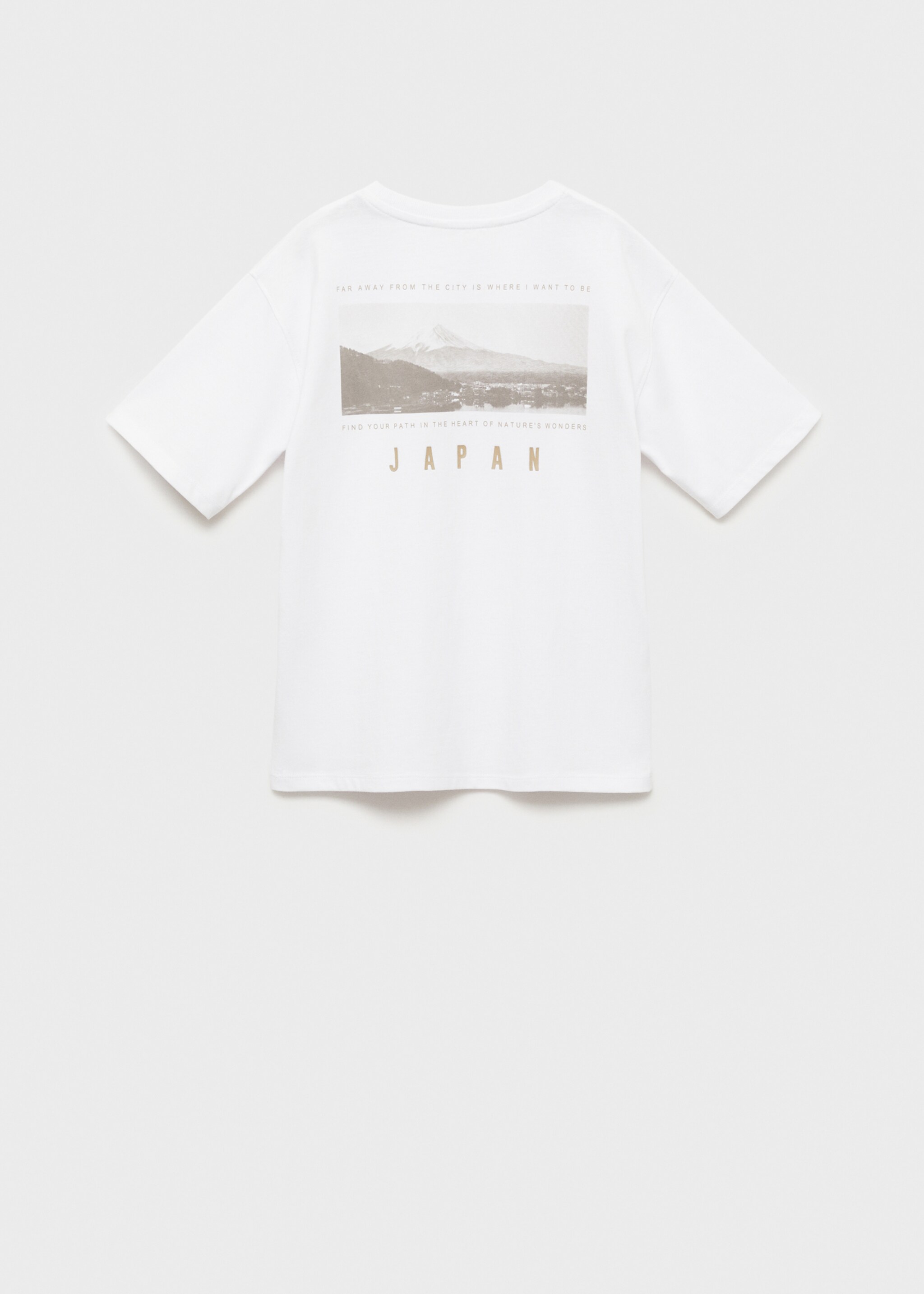 Camiseta estampada algodón - Reverso del artículo