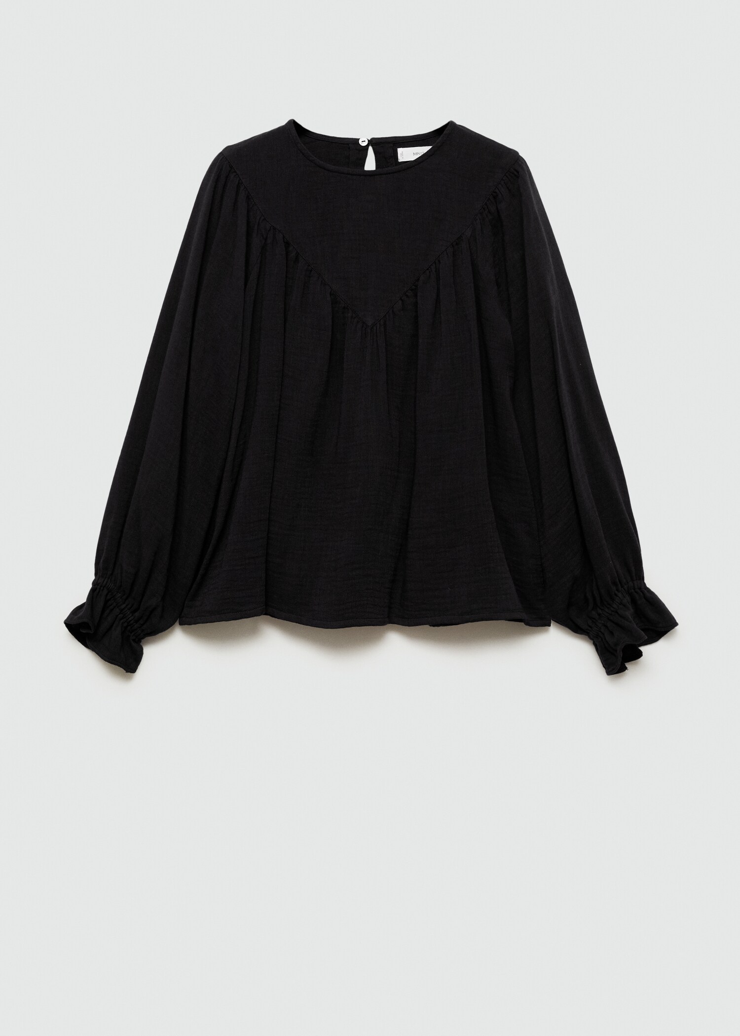 Bluse mit Raffdetails - Artikel ohne Model