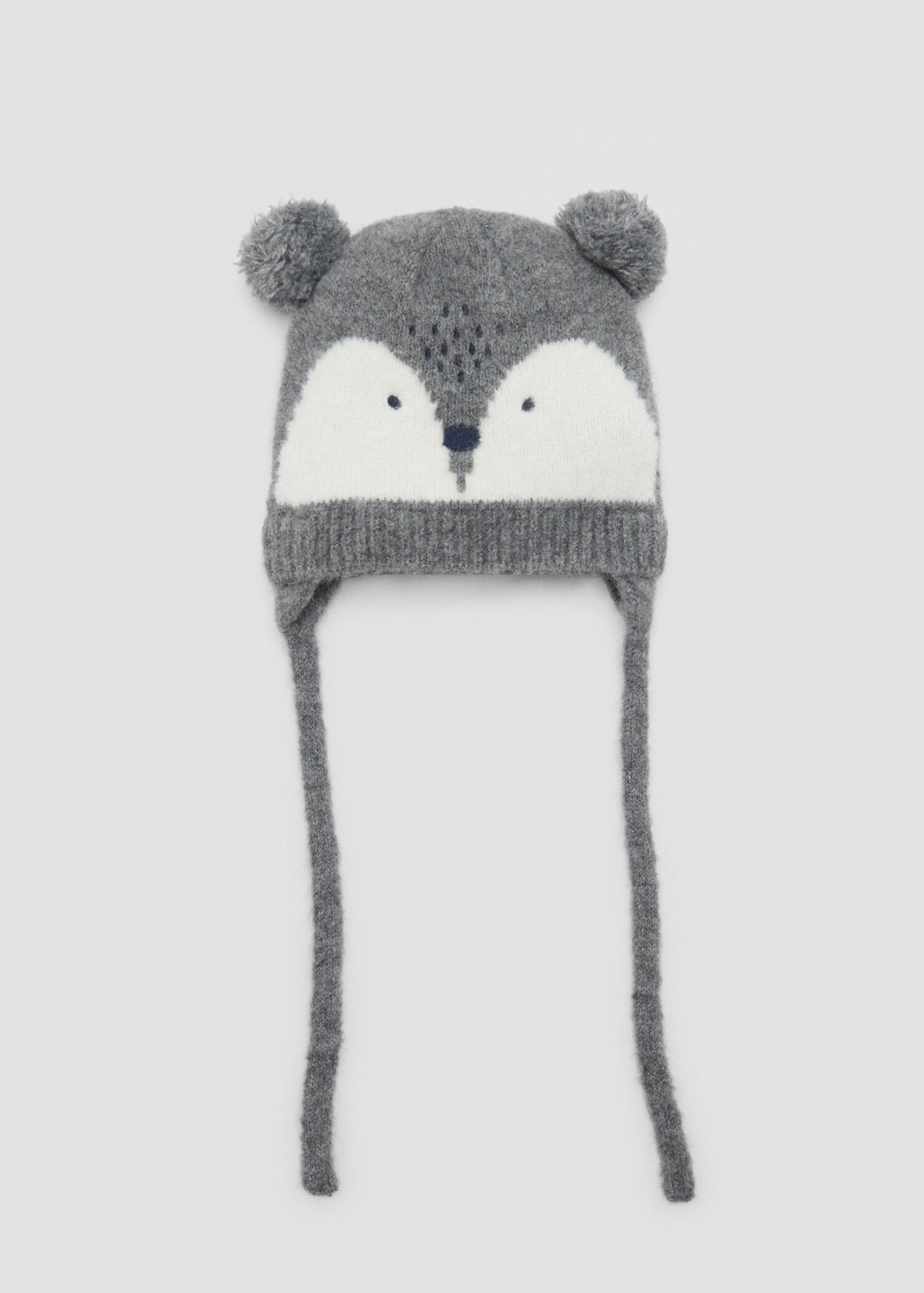 Raccoon knitted hat - Article without model