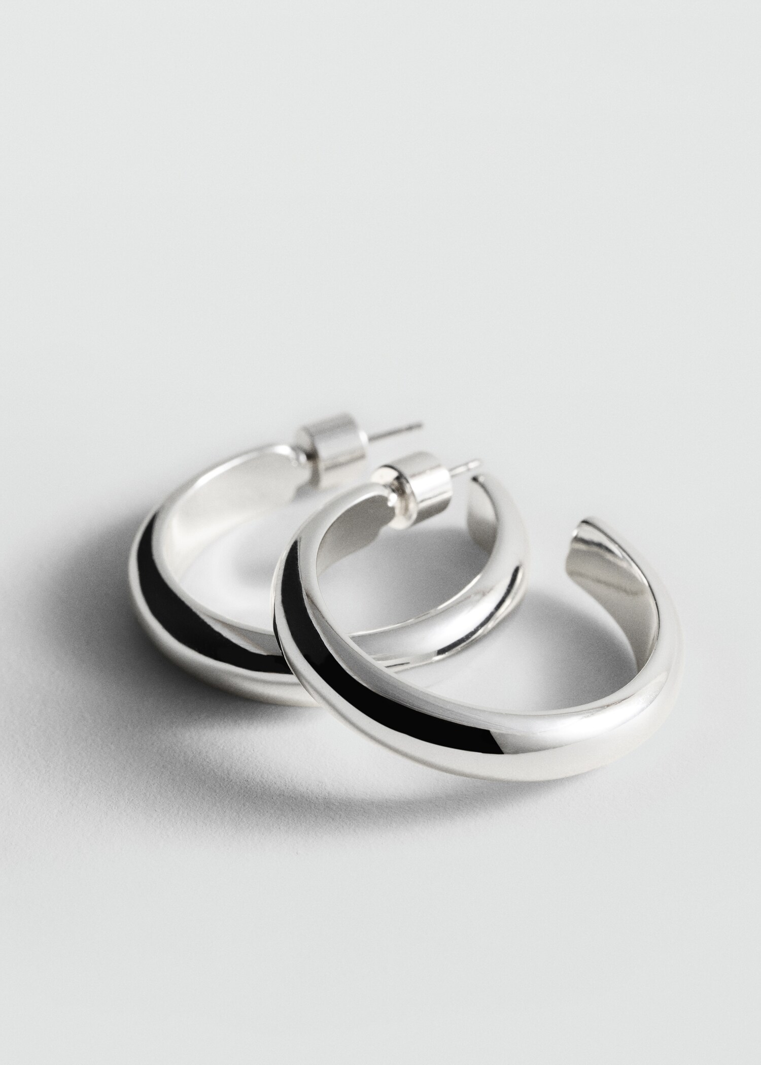 Hoop earrings - Medium plane