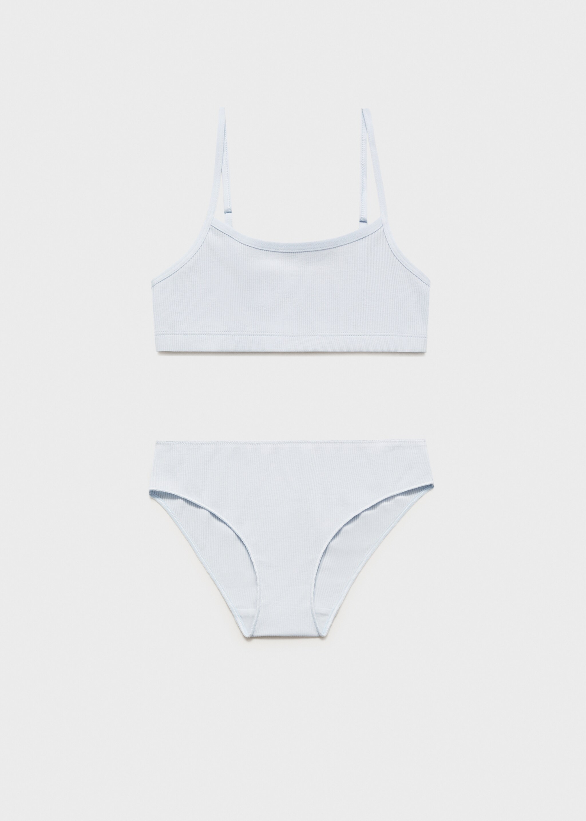 Cotton underwear set - Article without model, Sky Blue. Ref: 77046005-00.