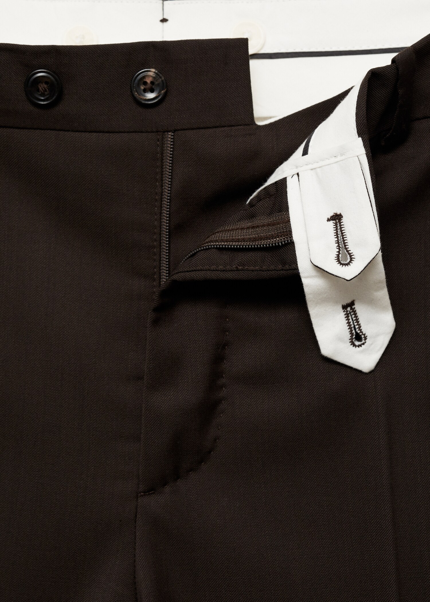 Pantalon costume Venecia 100 % laine vierge - Détail de l'article 8