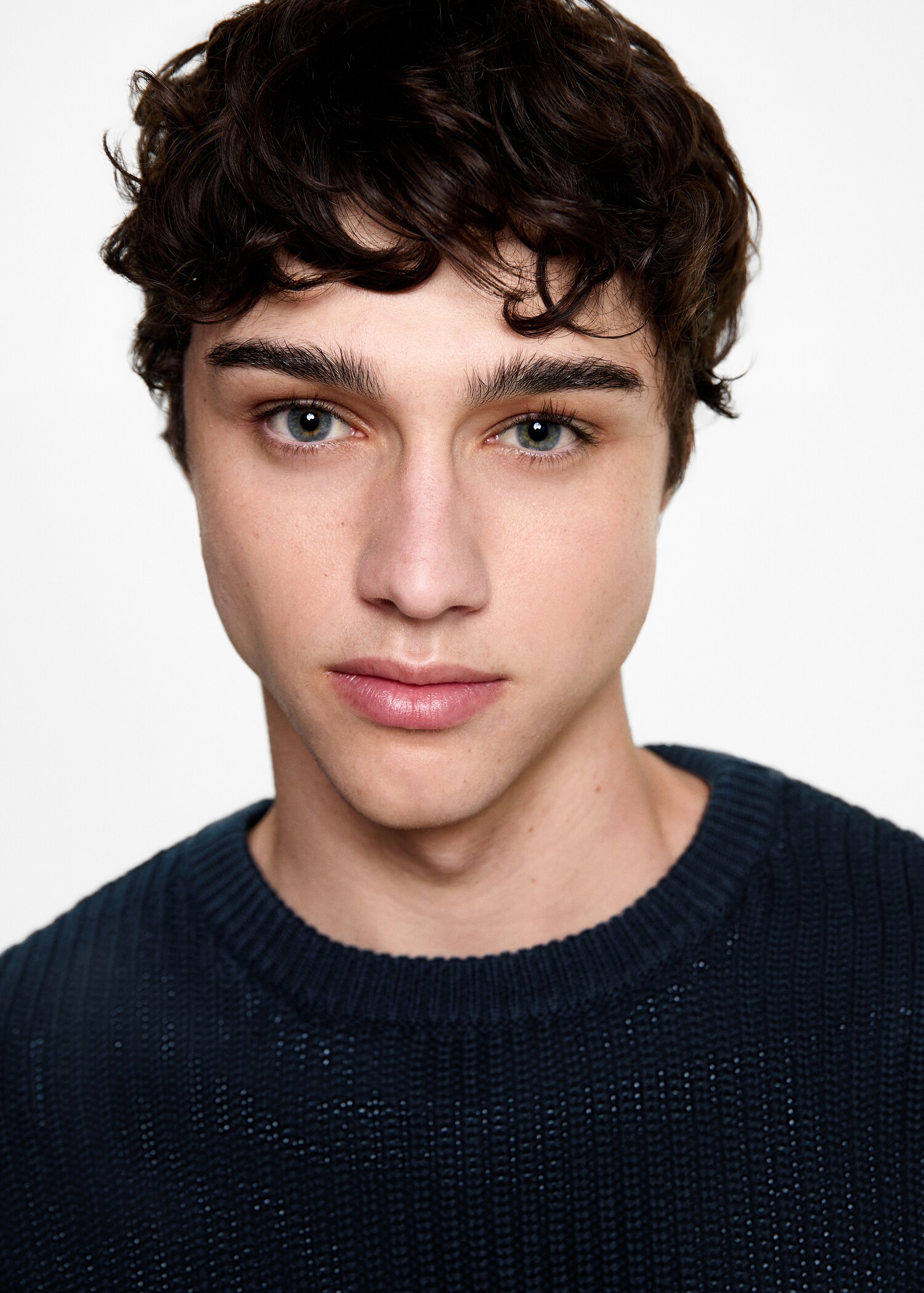 Ribbed cotton knitted sweater - Details of the article 1